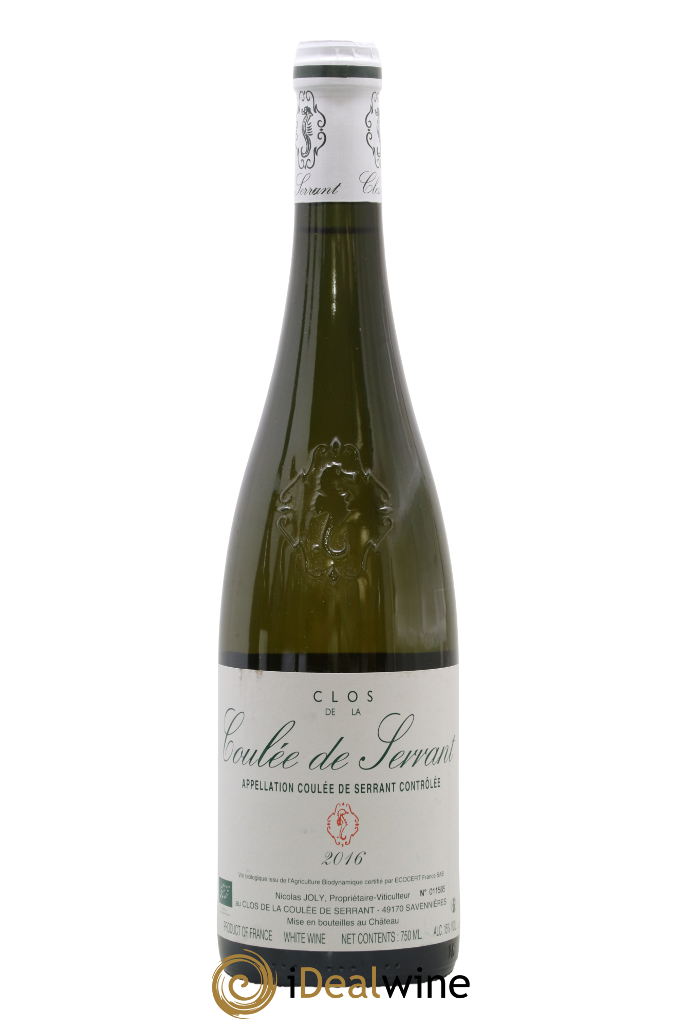 Savennières Vignobles de la Coulée de Serrant - Nicolas Joly 2016 - Posten von 1 Flasche - 0