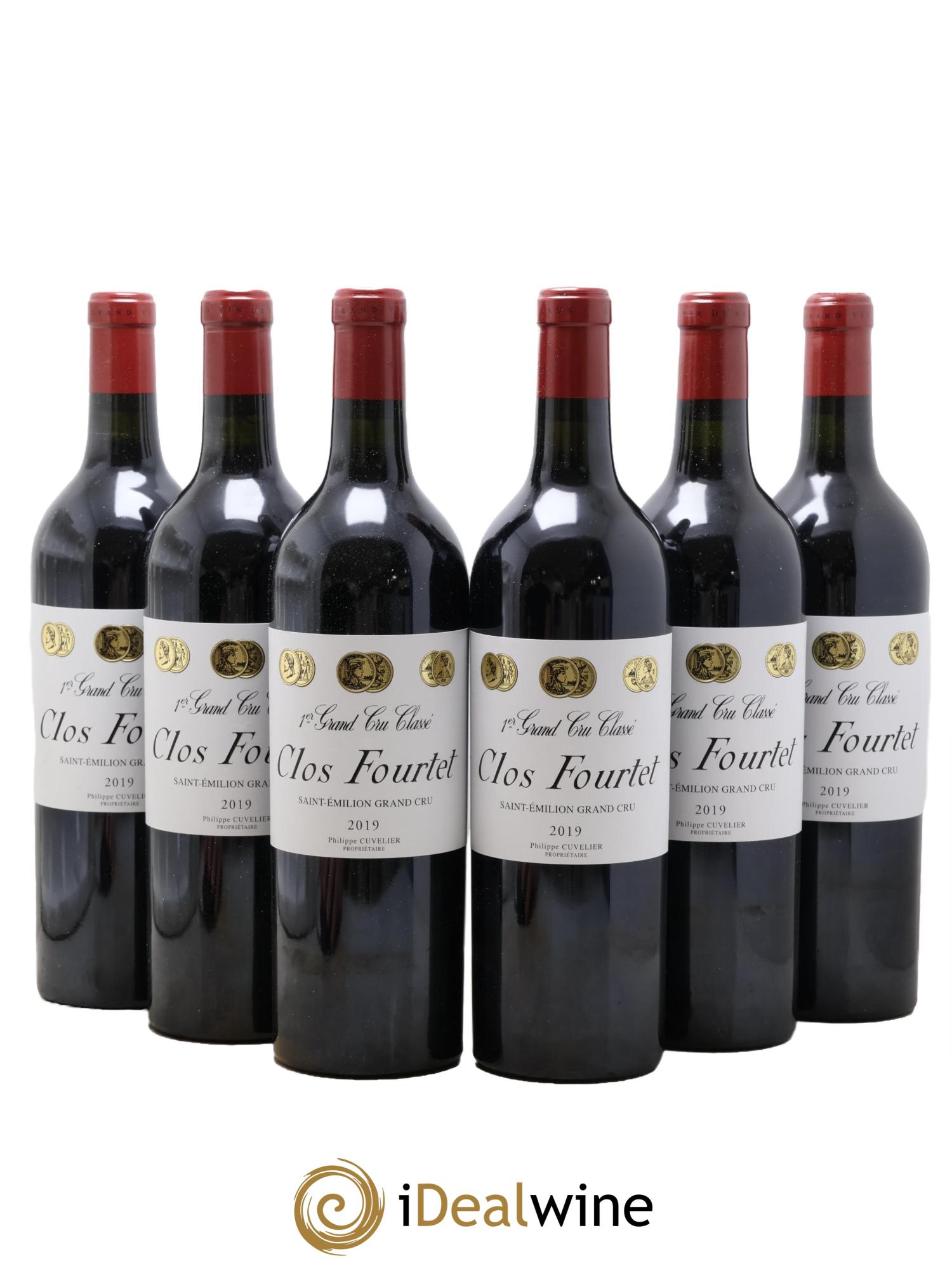 Clos Fourtet 1er Grand Cru Classé B 2019 - Lot of 6 bottles - 0