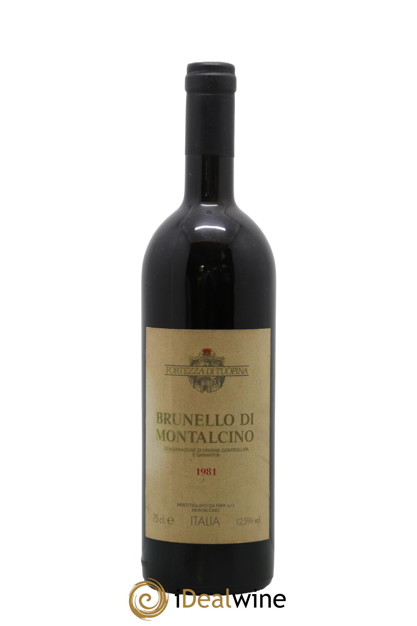 Brunello di Montalcino Fortezza di Tuopina 1981 - Posten von 1 Flasche - 0