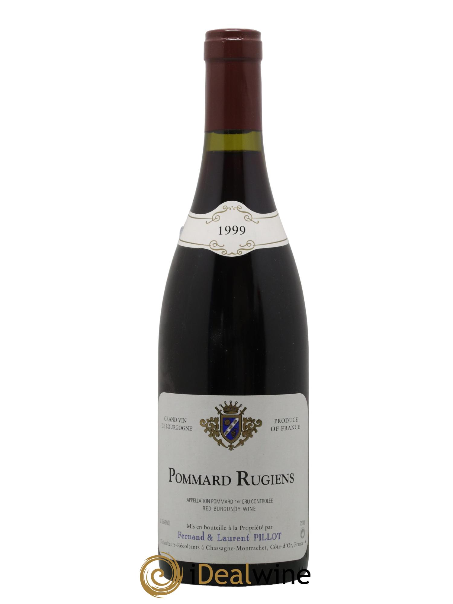 Pommard 1er Cru Rugiens Fernand et Laurent Pillot (Domaine) 1999 - Lot de 1 bouteille - 0