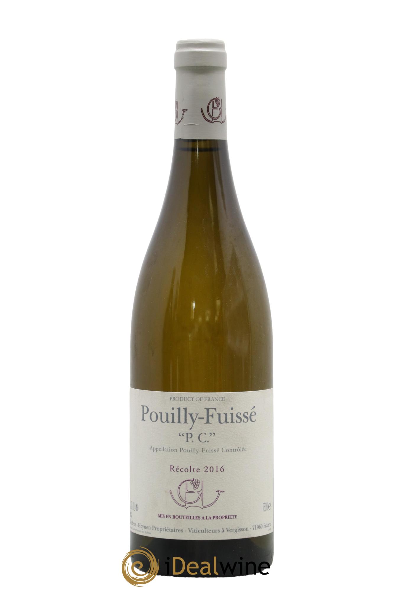 Pouilly-Fuissé P.C. Guffens-Heynen 2016 - Lot of 1 bottle - 0