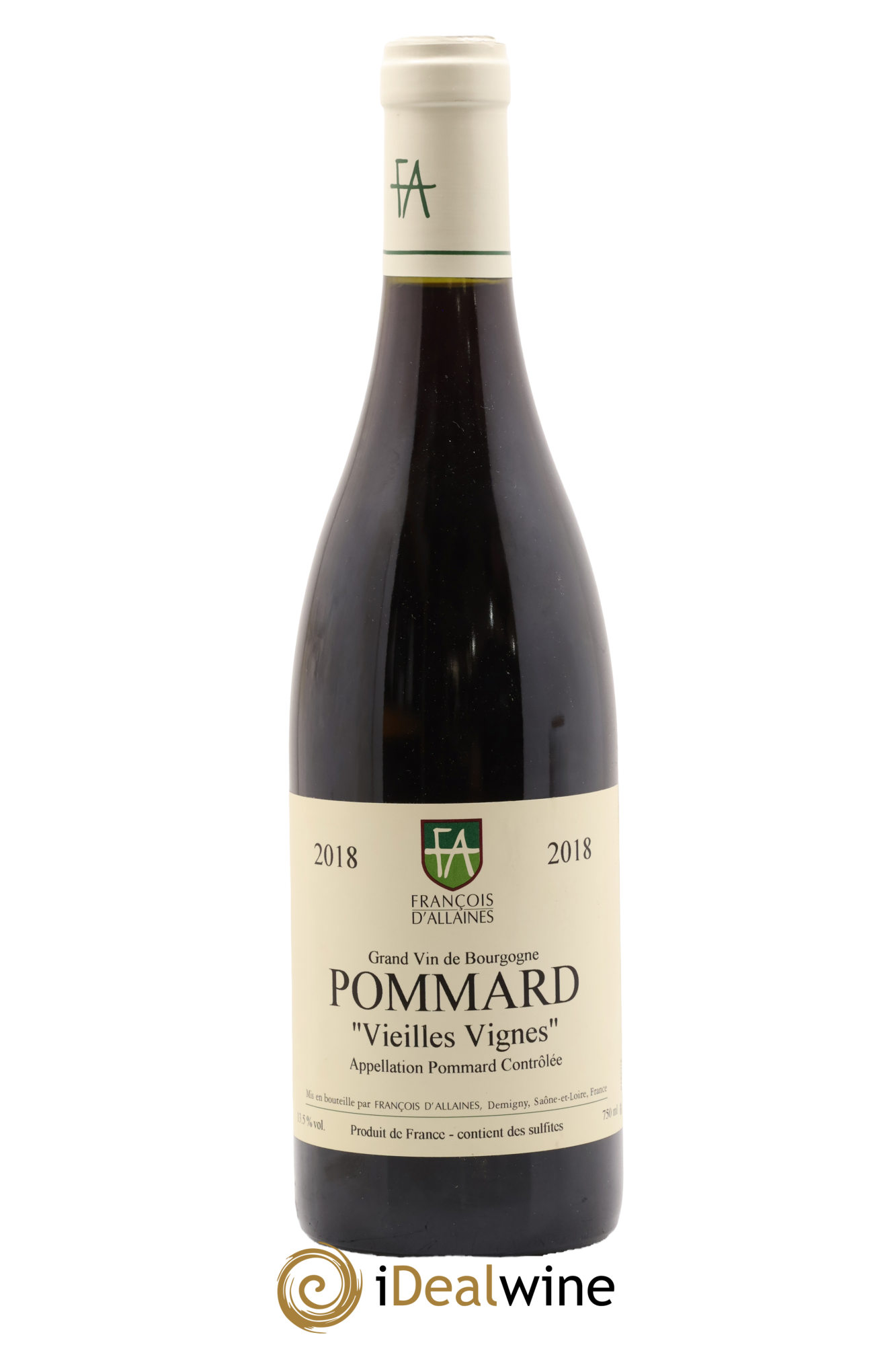 Pommard Vieilles-Vignes Maison Francois D'Allaines 2018 - Lot de 1 bouteille - 0