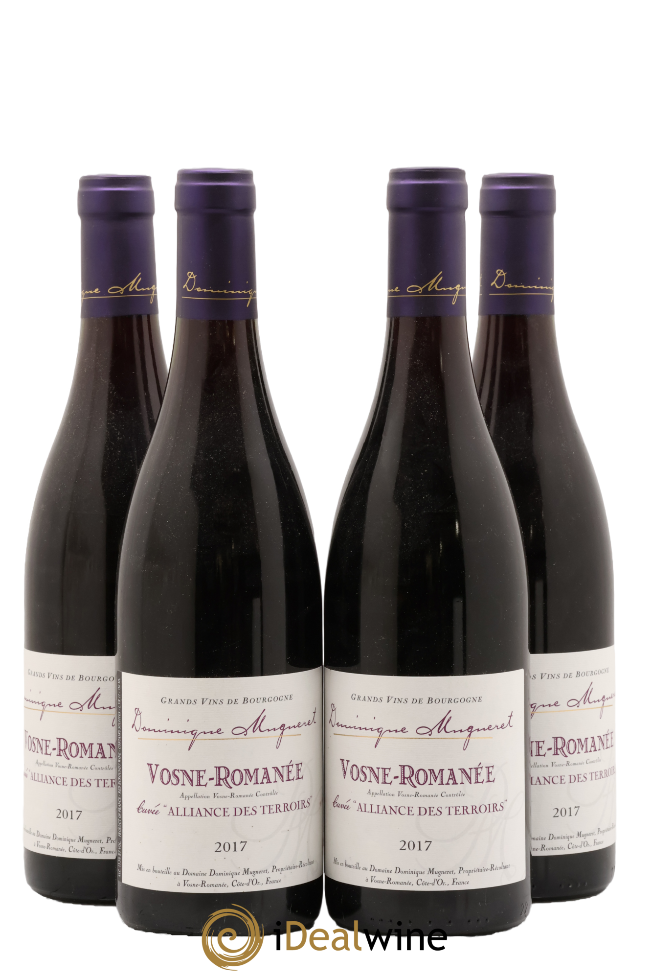 Vosne-Romanée Alliance Des Terroirs Dominique Mugneret 2017 - Lot de 4 bouteilles - 0