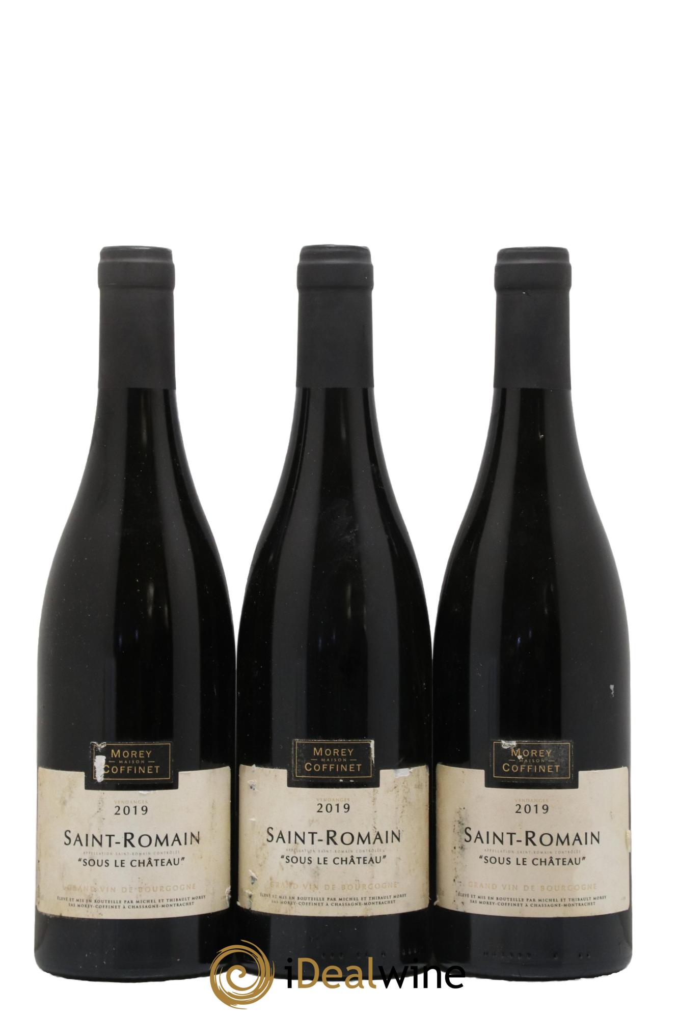 Saint-Romain Sous le Château Morey Coffinet 2019 - Posten von 3 Flaschen - 0