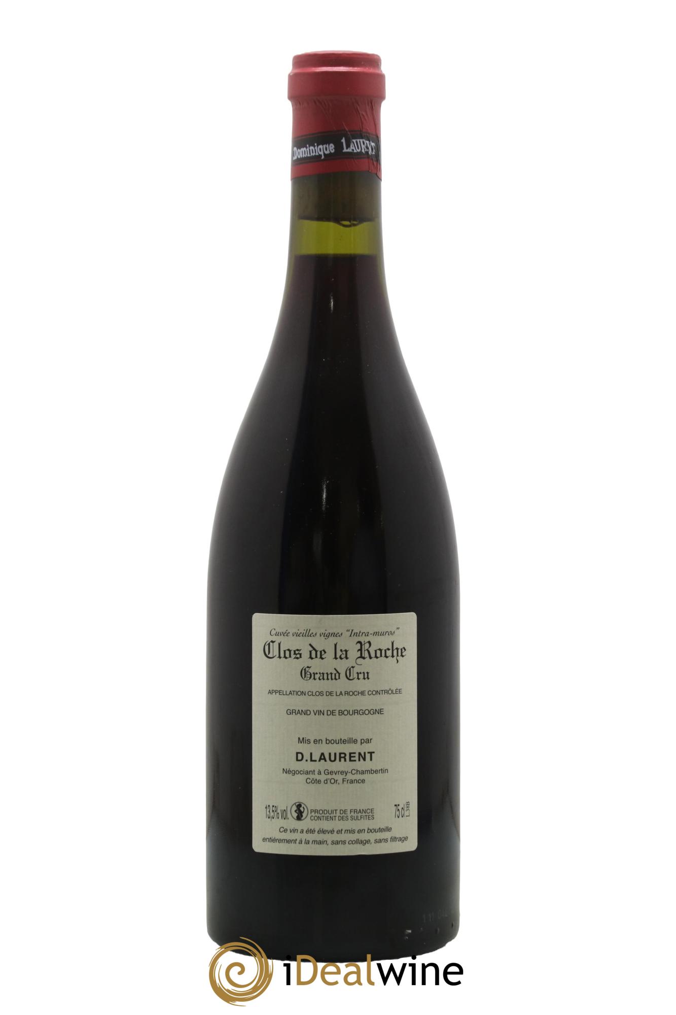 Clos de la Roche Grand Cru Vieilles vignes Intra-muros Dominique Laurent 2014 - Posten von 1 Flasche - 1