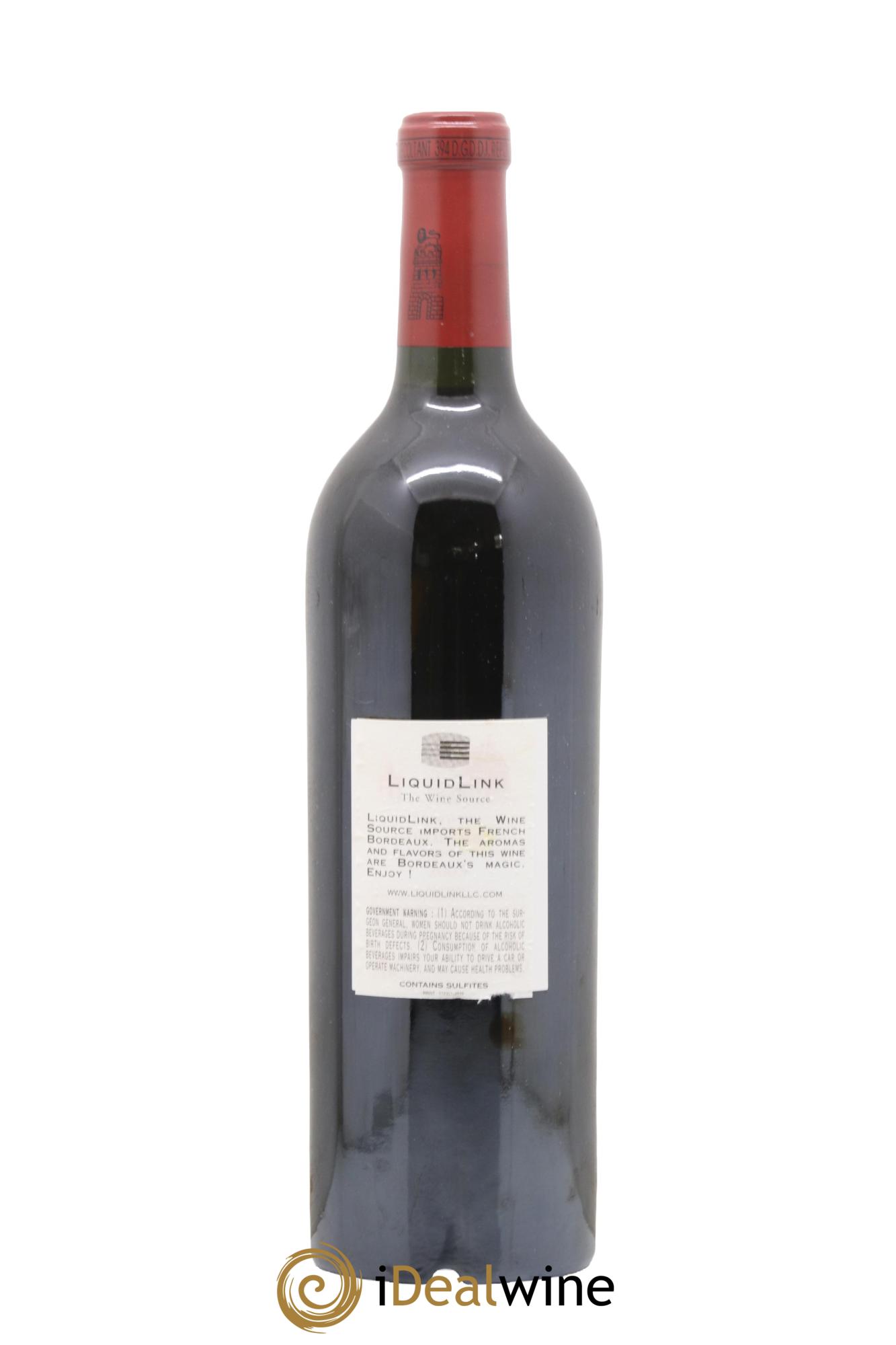 Château Latour 1er Grand Cru Classé 2003 - Lot de 1 bouteille - 1