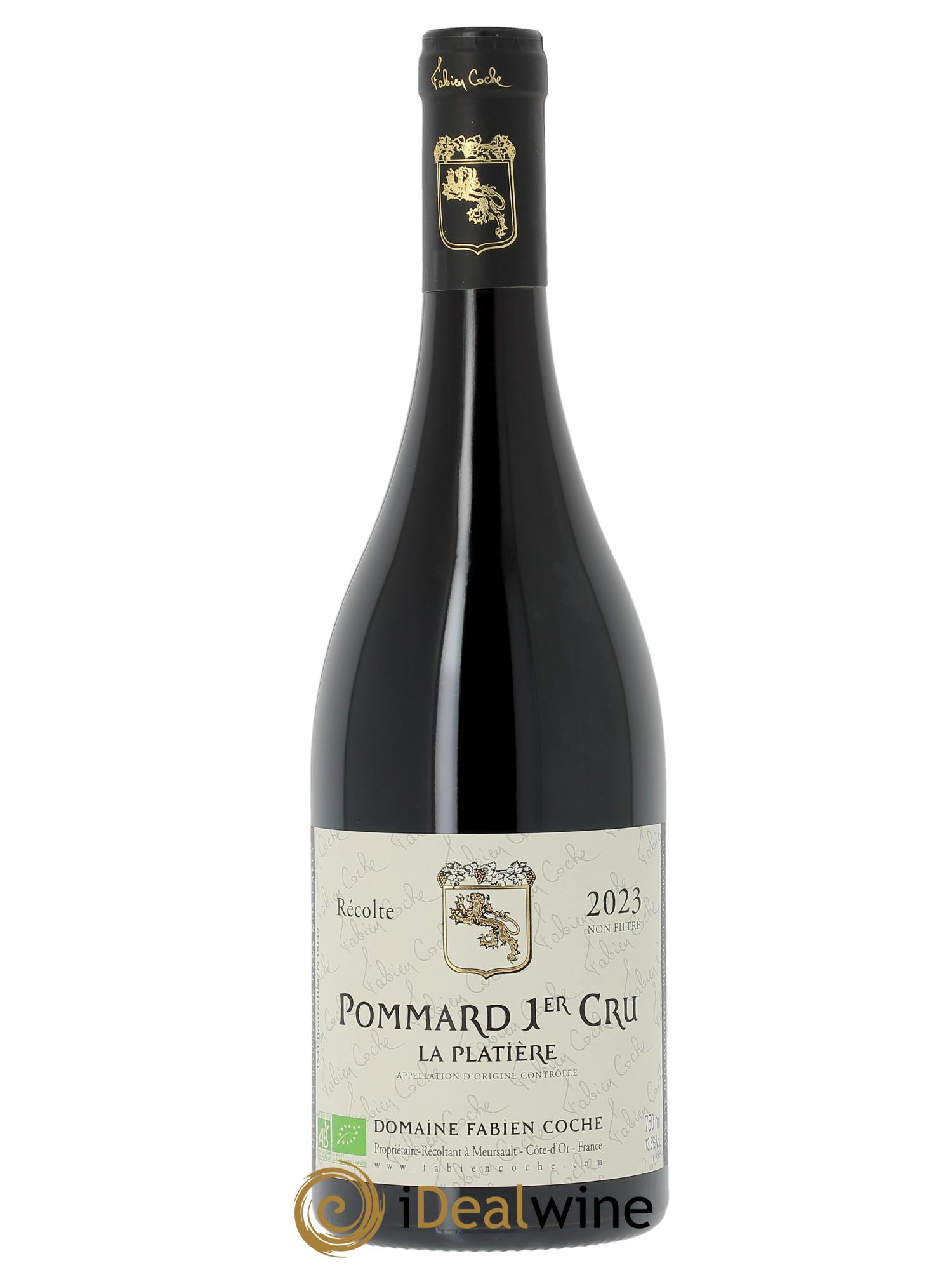 Pommard 1er Cru Platière Fabien Coche  2023 - Lot de 1 bouteille - 0