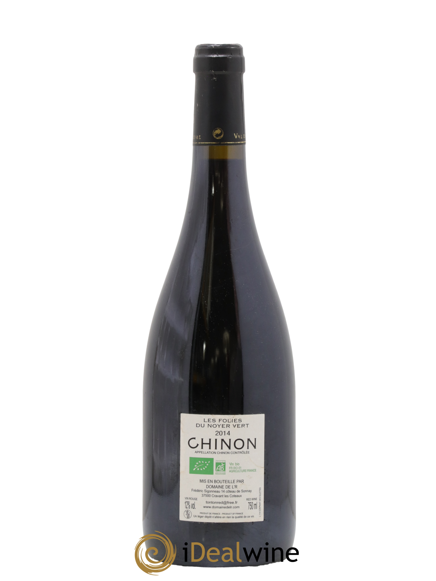 Chinon Les Folies Du Moyer Vert Domaine De L'R 2014 - Lotto di 1 bottiglia - 1