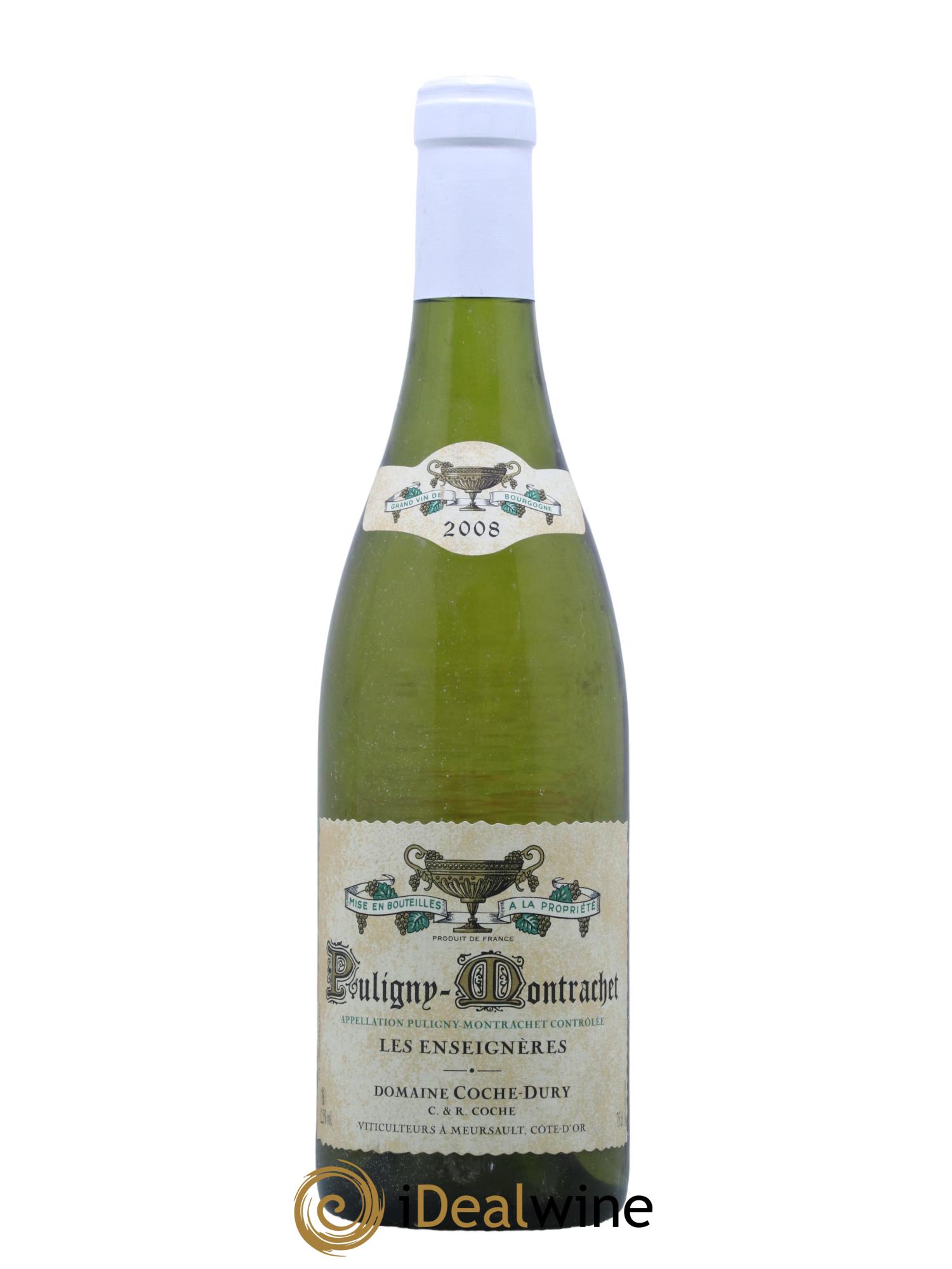 Puligny-Montrachet Les Enseignères Coche Dury (Domaine) 2008 - Lot of 1 bottle - 0