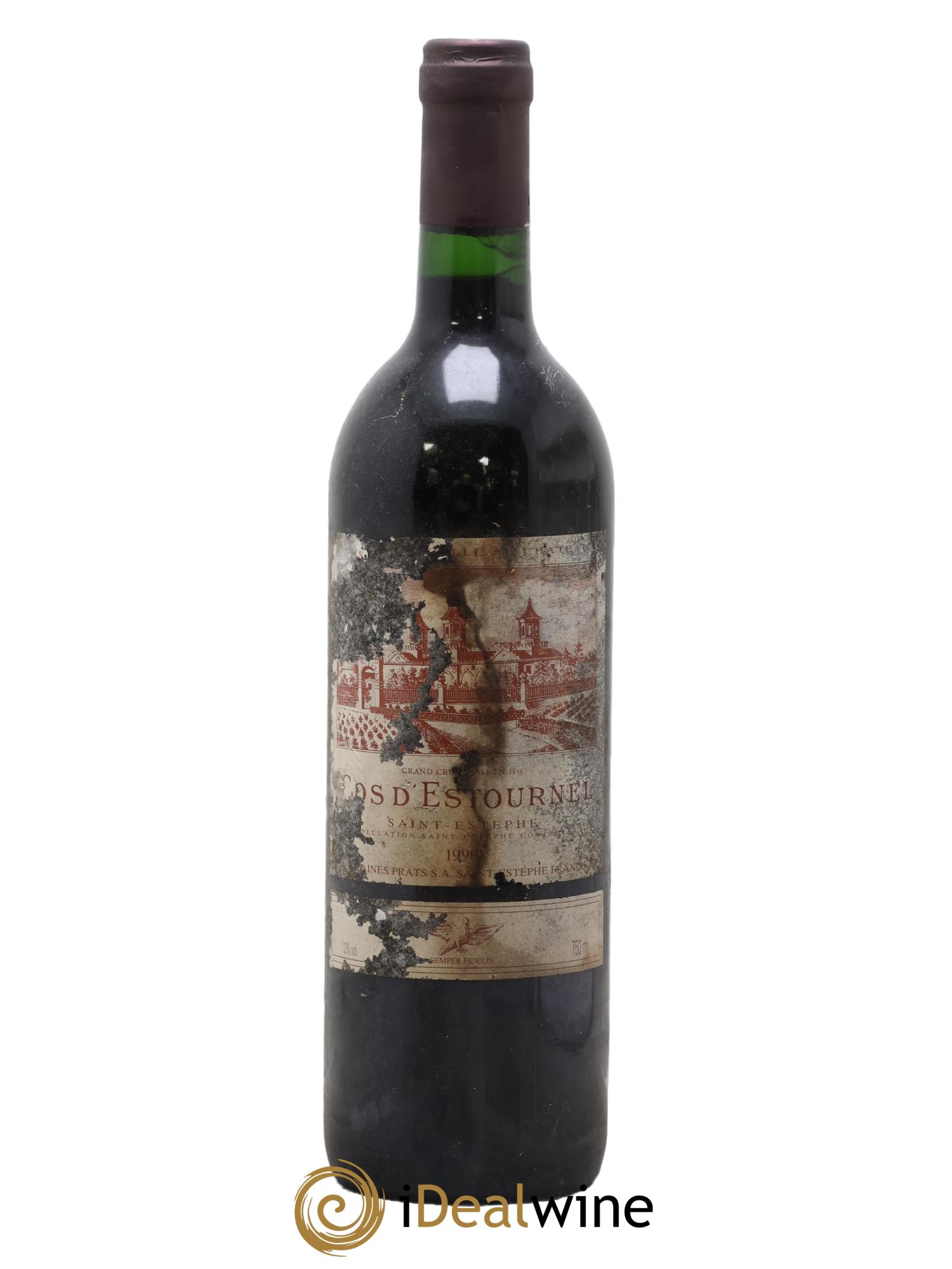 Cos d'Estournel 2ème Grand Cru Classé 1990 - Lot de 1 bouteille - 0