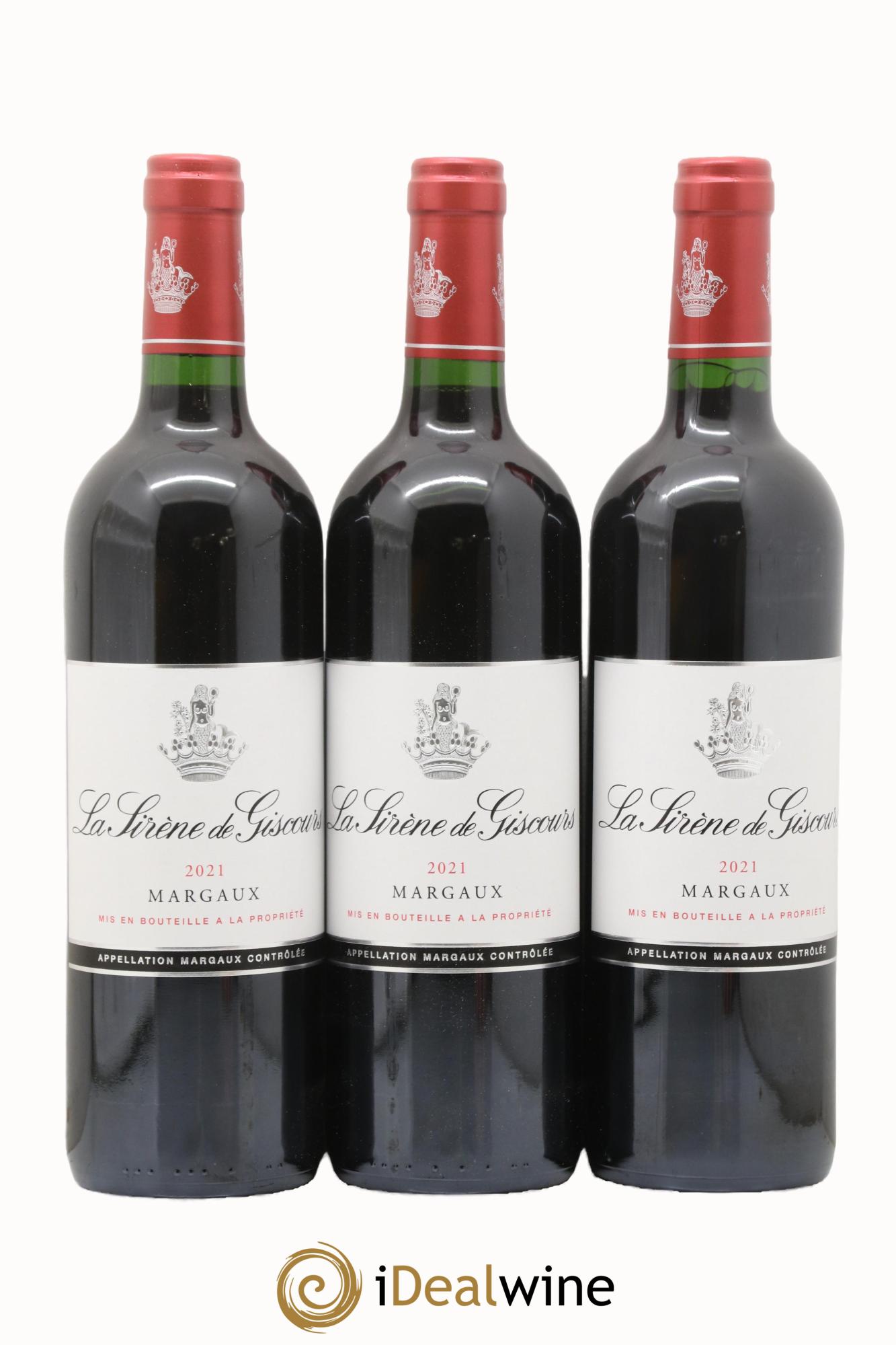 La Sirène de Giscours  2021 - Lot of 3 bottles - 0