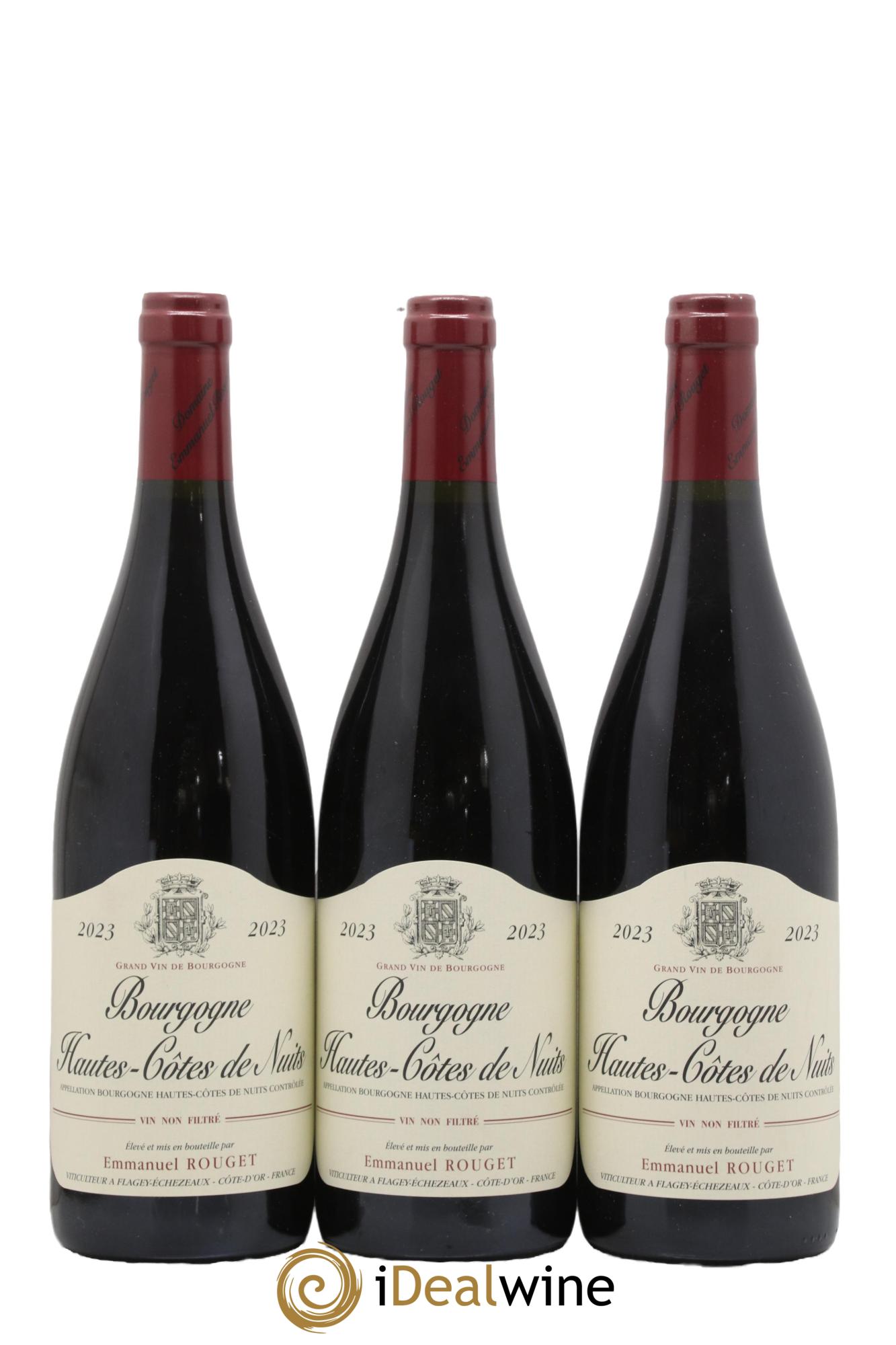Hautes-Côtes de Nuits Emmanuel Rouget 2023 - Lot de 3 bouteilles - 0