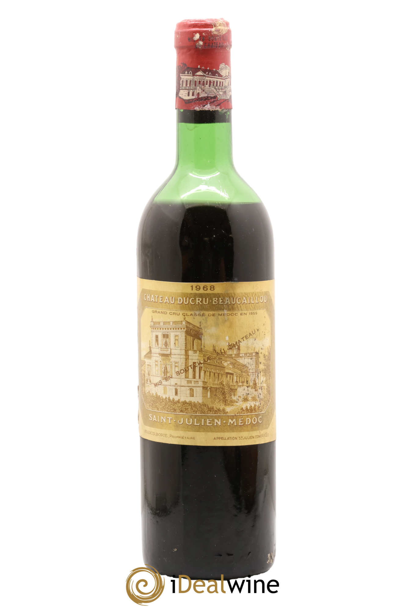 Château Ducru Beaucaillou 2ème Grand Cru Classé 1968 - Lot de 1 bouteille - 0