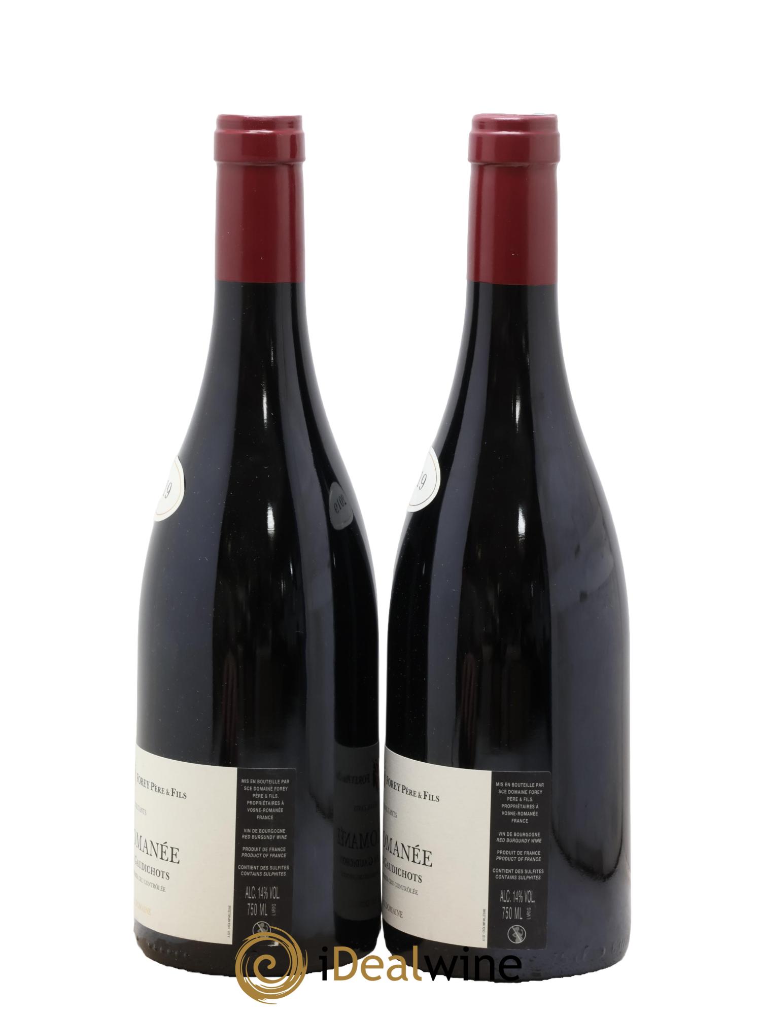 Vosne-Romanée 1er Cru Les Gaudichots Forey Père et Fils (Domaine) 2019 - Lotto di 2 bottiglie - 1