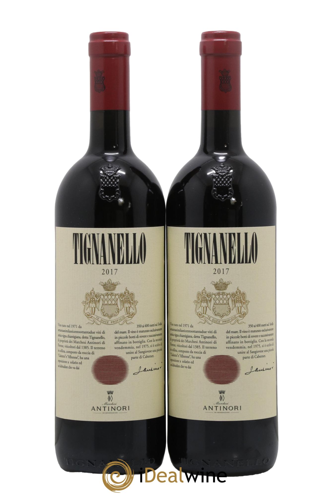 Toscana IGT Tignanello Tenuta Tignanello - Marchesi Antinori 2017 - Lot of 2 bottles - 0