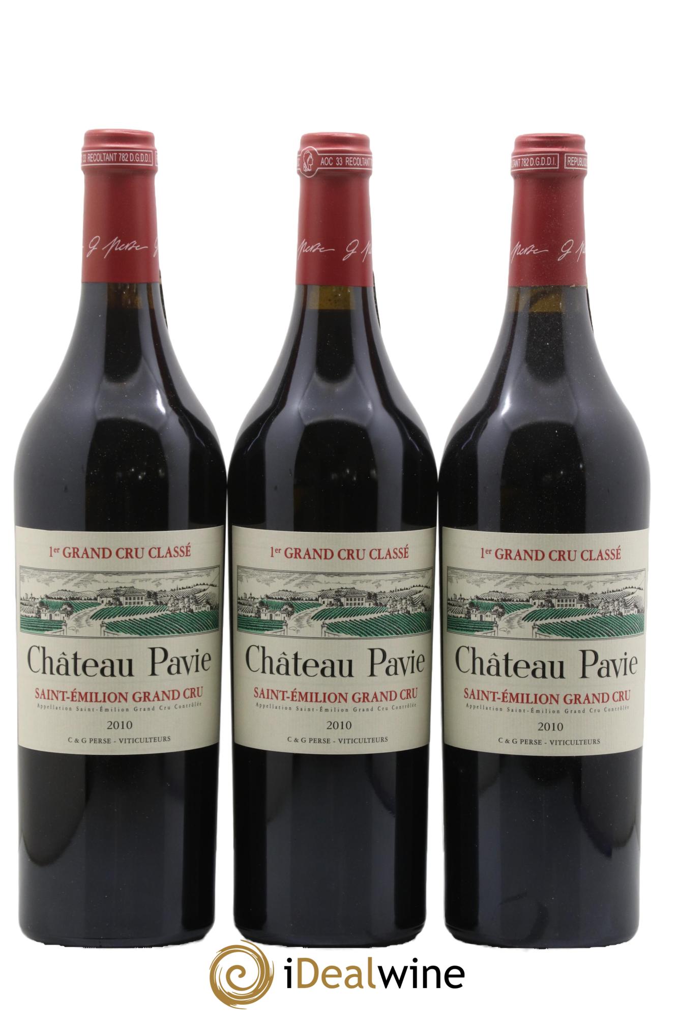 Château Pavie 1er Grand Cru Classé A 2010 - Posten von 6 Flaschen - 3