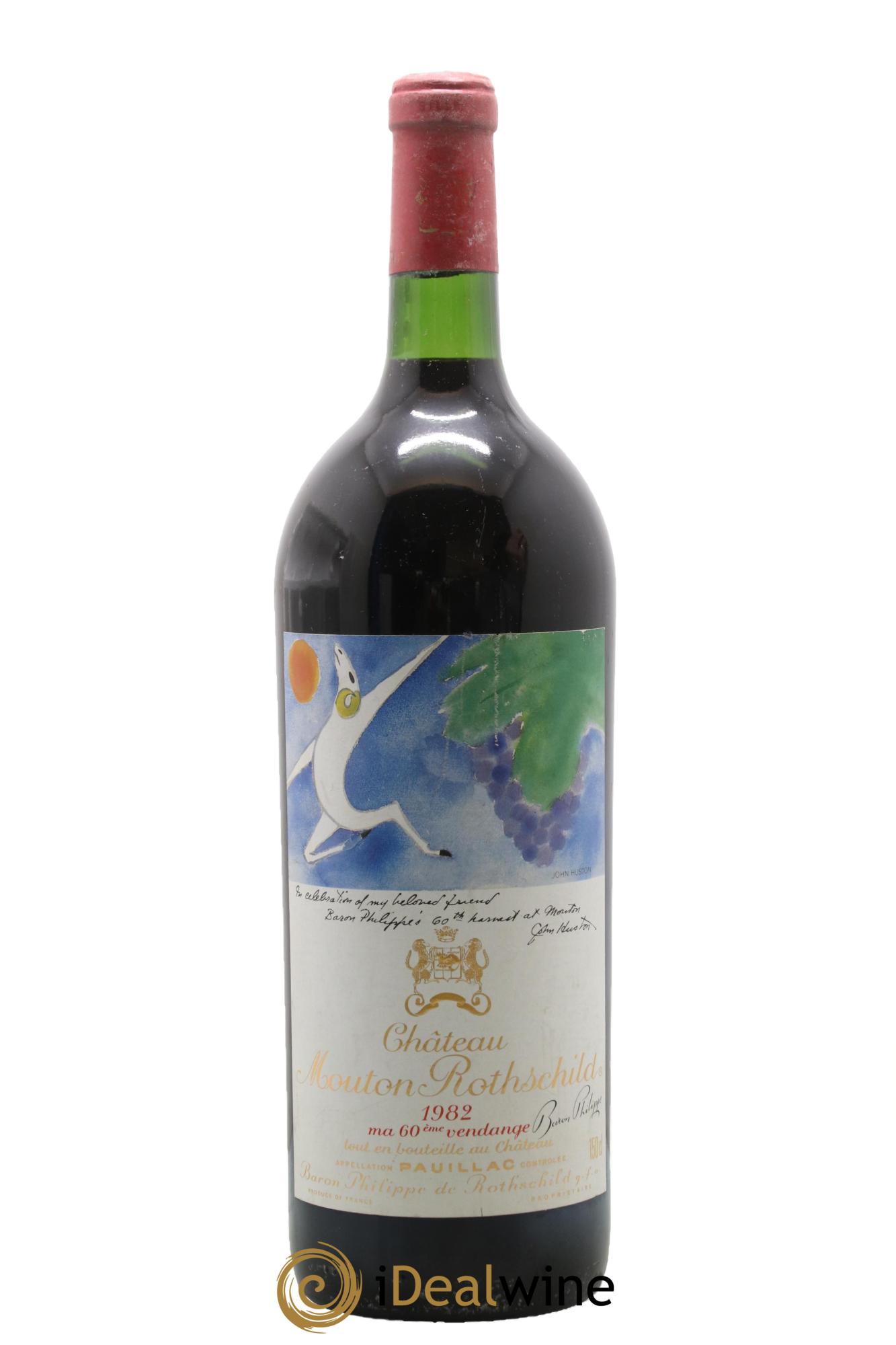 Château Mouton Rothschild 1er Grand Cru Classé 1982 - Lot de 1 magnum - 0