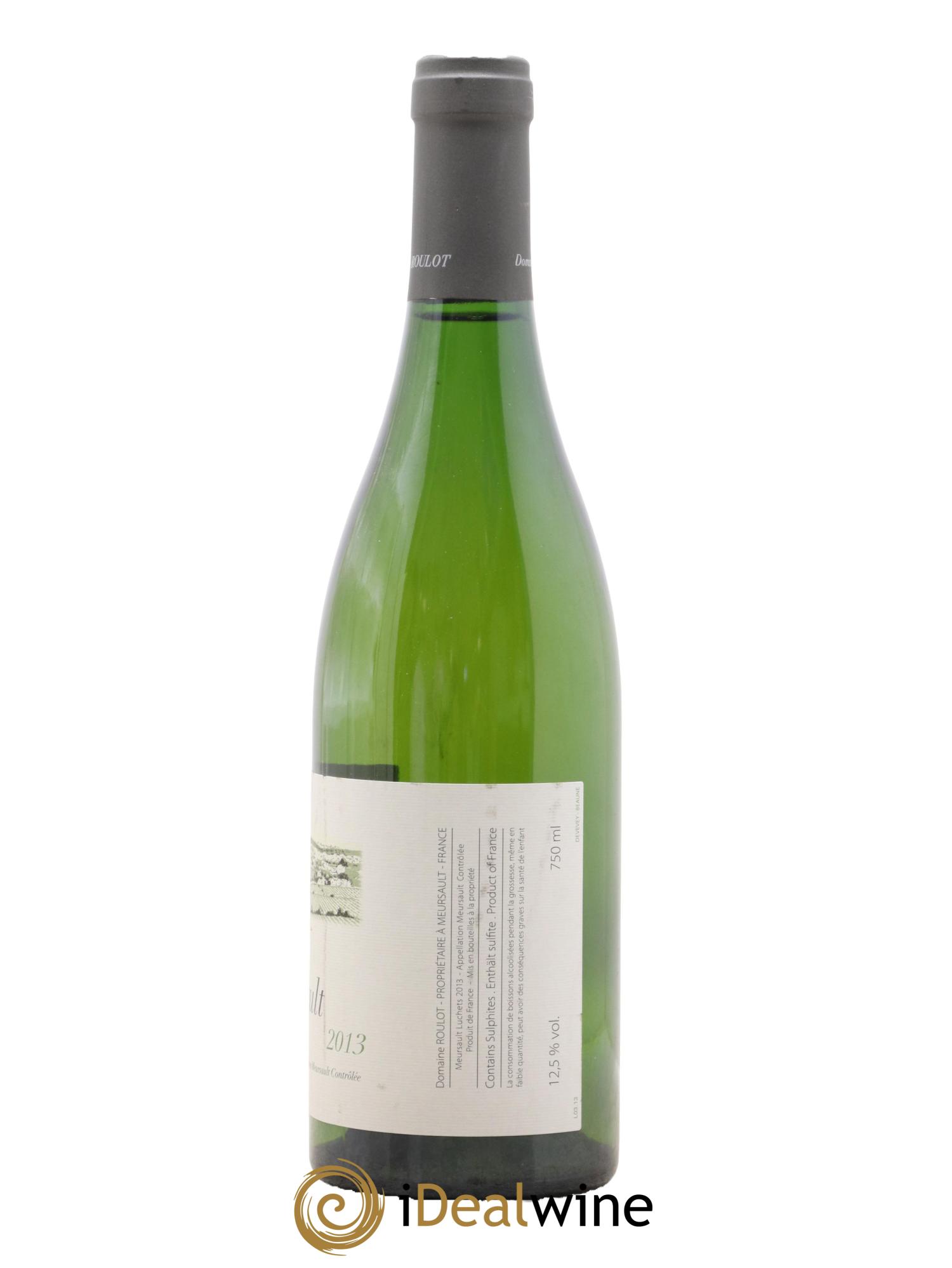 Meursault Luchets Roulot (Domaine) 2013 - Lot de 1 bouteille - 1