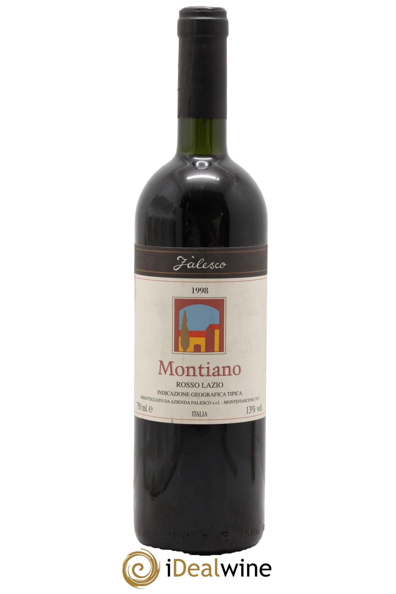 Italie Rosso Lazio Montiano Falesco 1998 - Posten von 1 Flasche - 0