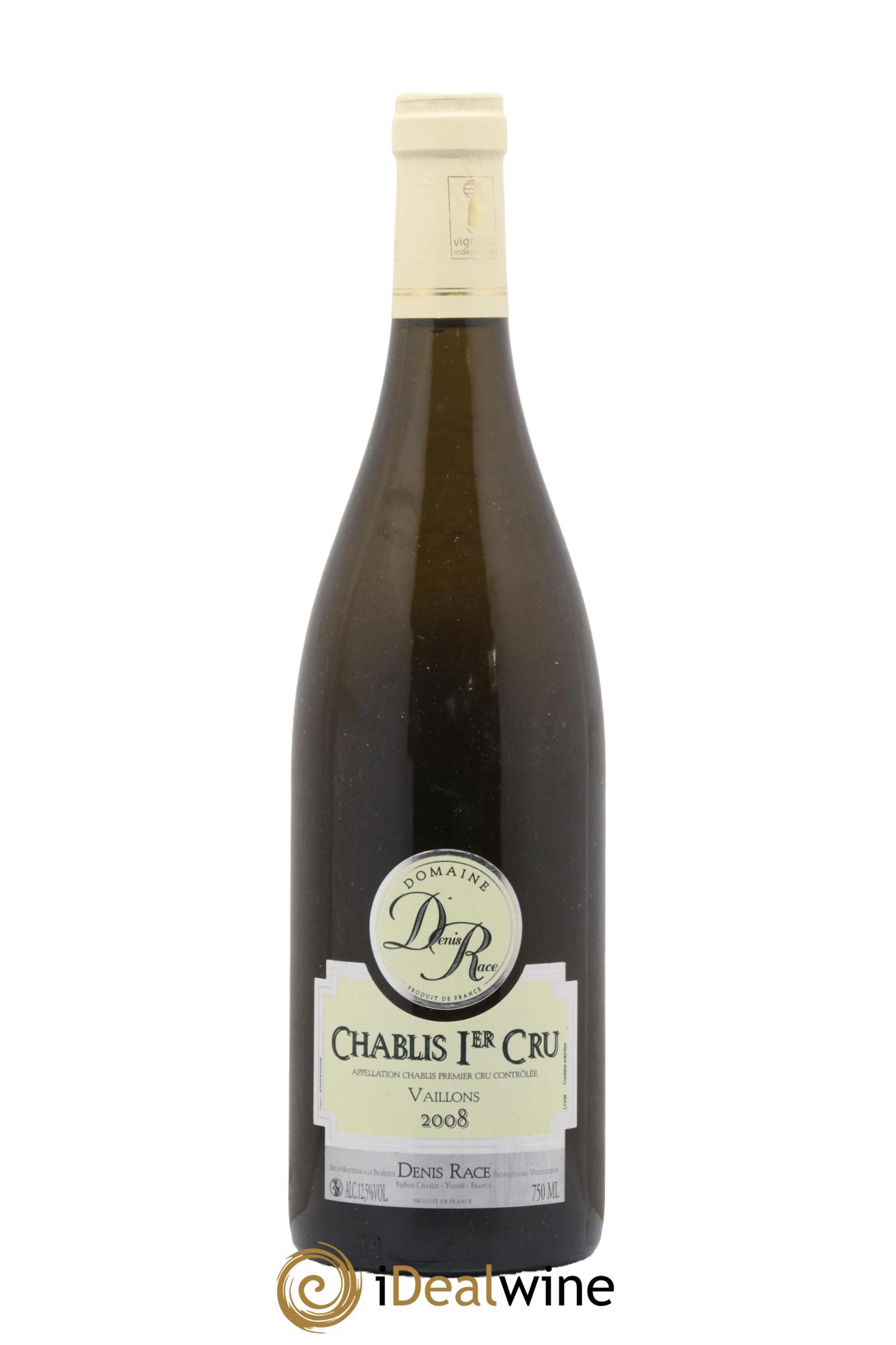 Chablis 1er Cru Vaillons Domaine Denis Race 2008 - Lot of 1 bottle - 0