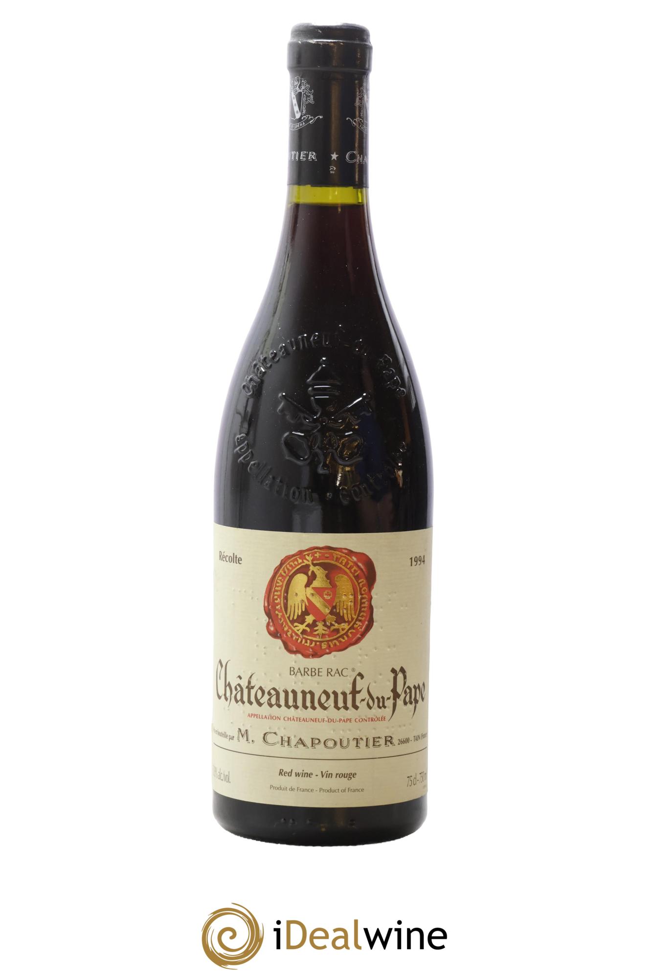 Châteauneuf-du-Pape Barbe Rac Chapoutier 1994 - Lotto di 1 bottiglia - 0