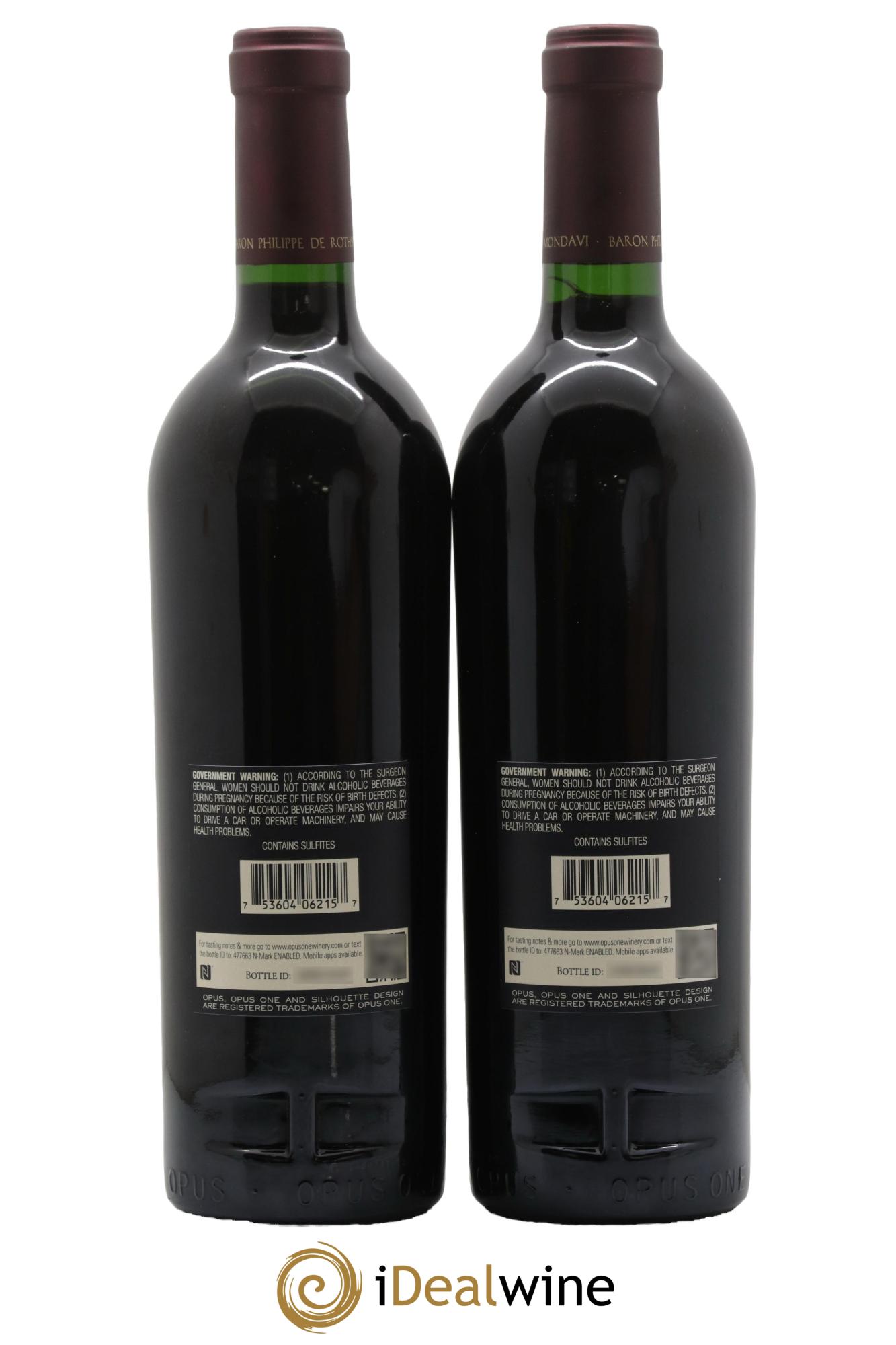 Napa Valley Opus One Robert Mondavi 2015 - Lotto di 2 bottiglie - 1