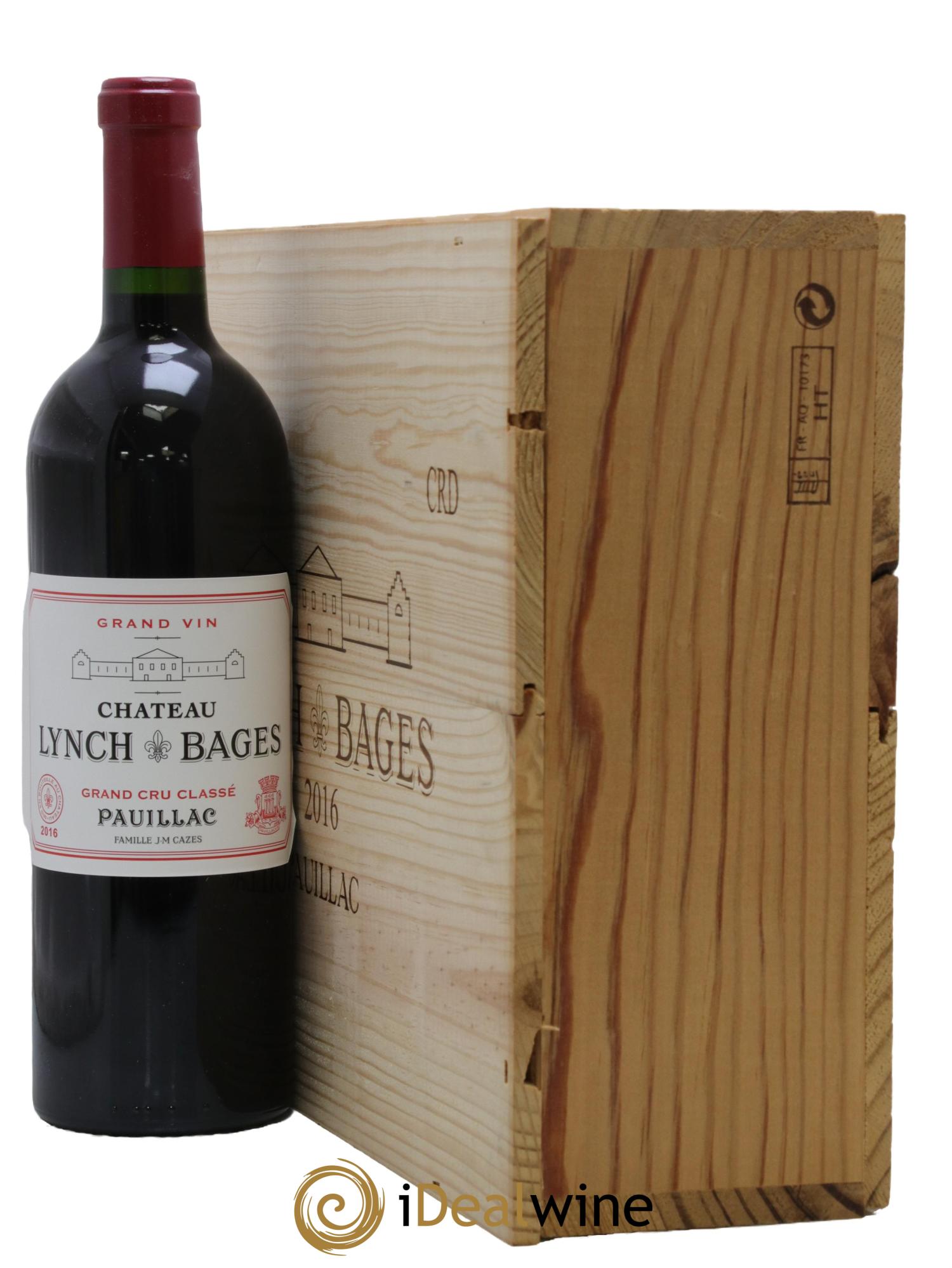 Château Lynch Bages 5ème Grand Cru Classé 2016 - Lot of 3 bottles - 1