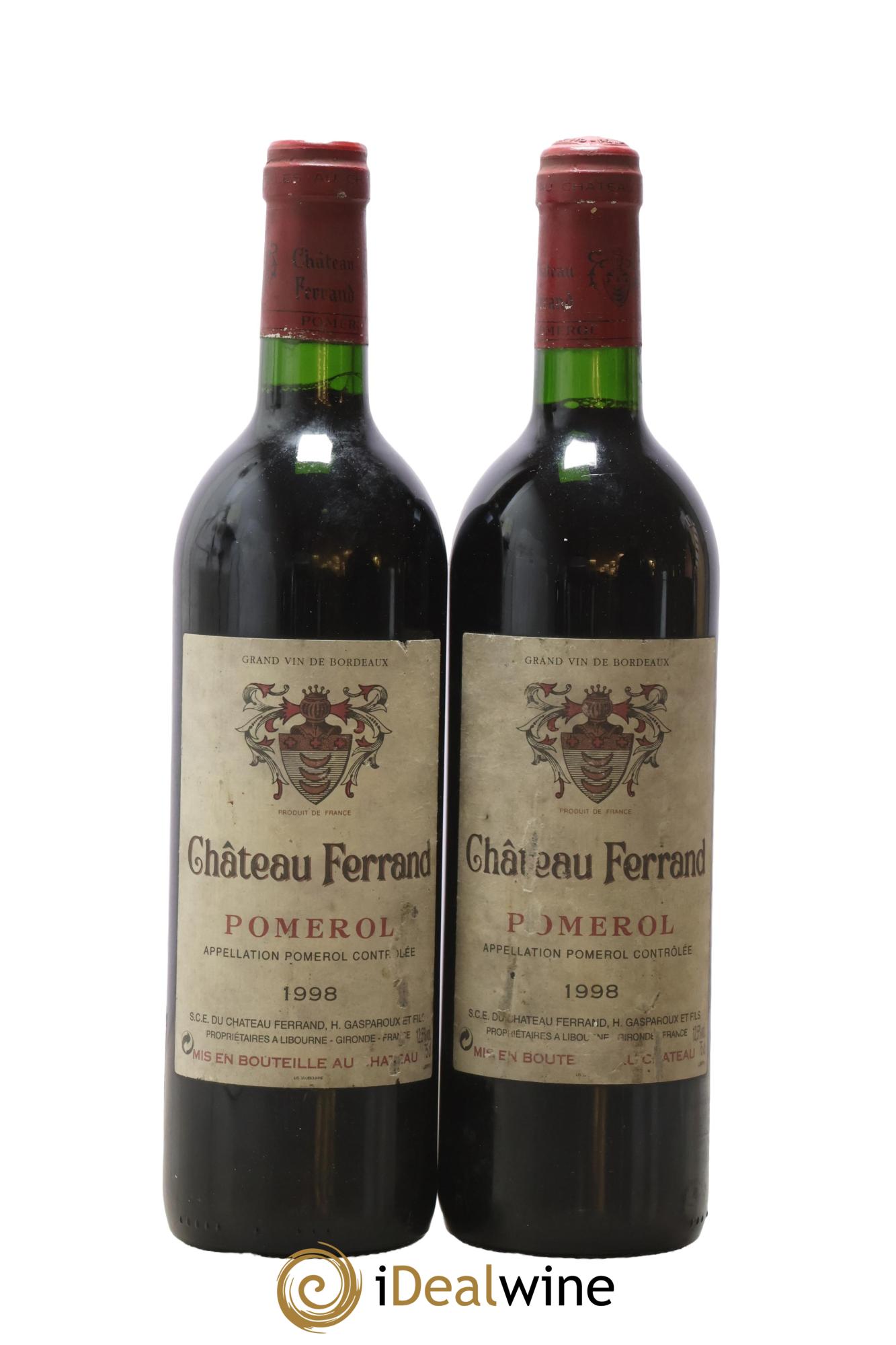 Château Ferrand 1998 - Posten von 2 Flaschen - 0