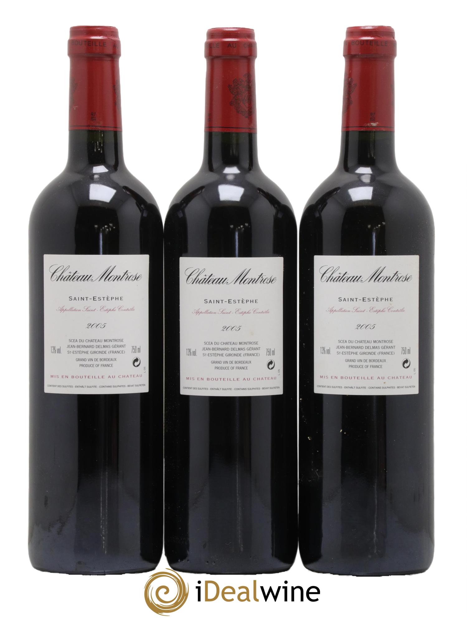 Château Montrose 2ème Grand Cru Classé 2005 - Lot de 12 bouteilles - 8