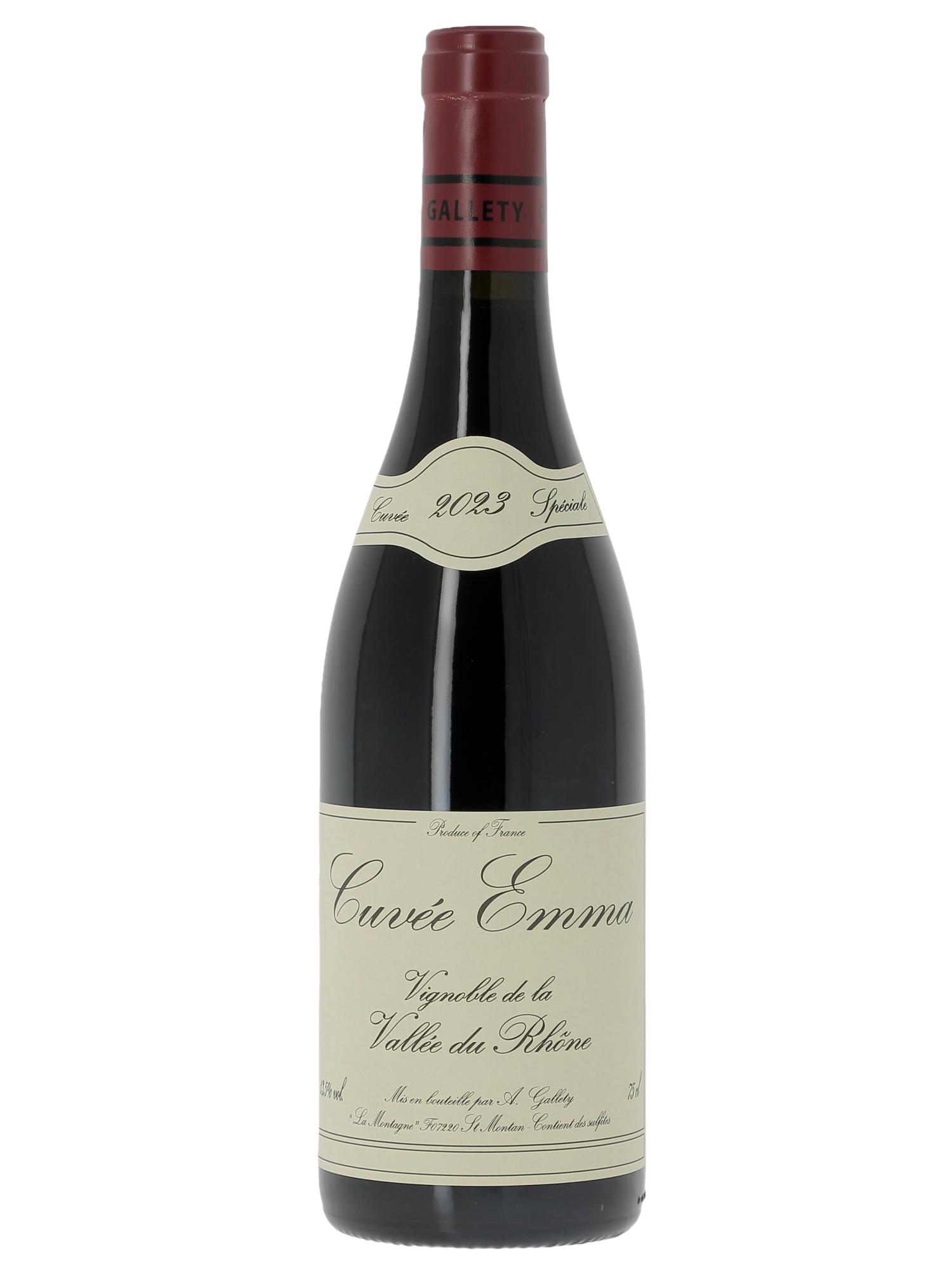 Côtes du Vivarais Cuvée Emma Gallety (Domaine) 2023 - Lot de 1 bouteille - 0
