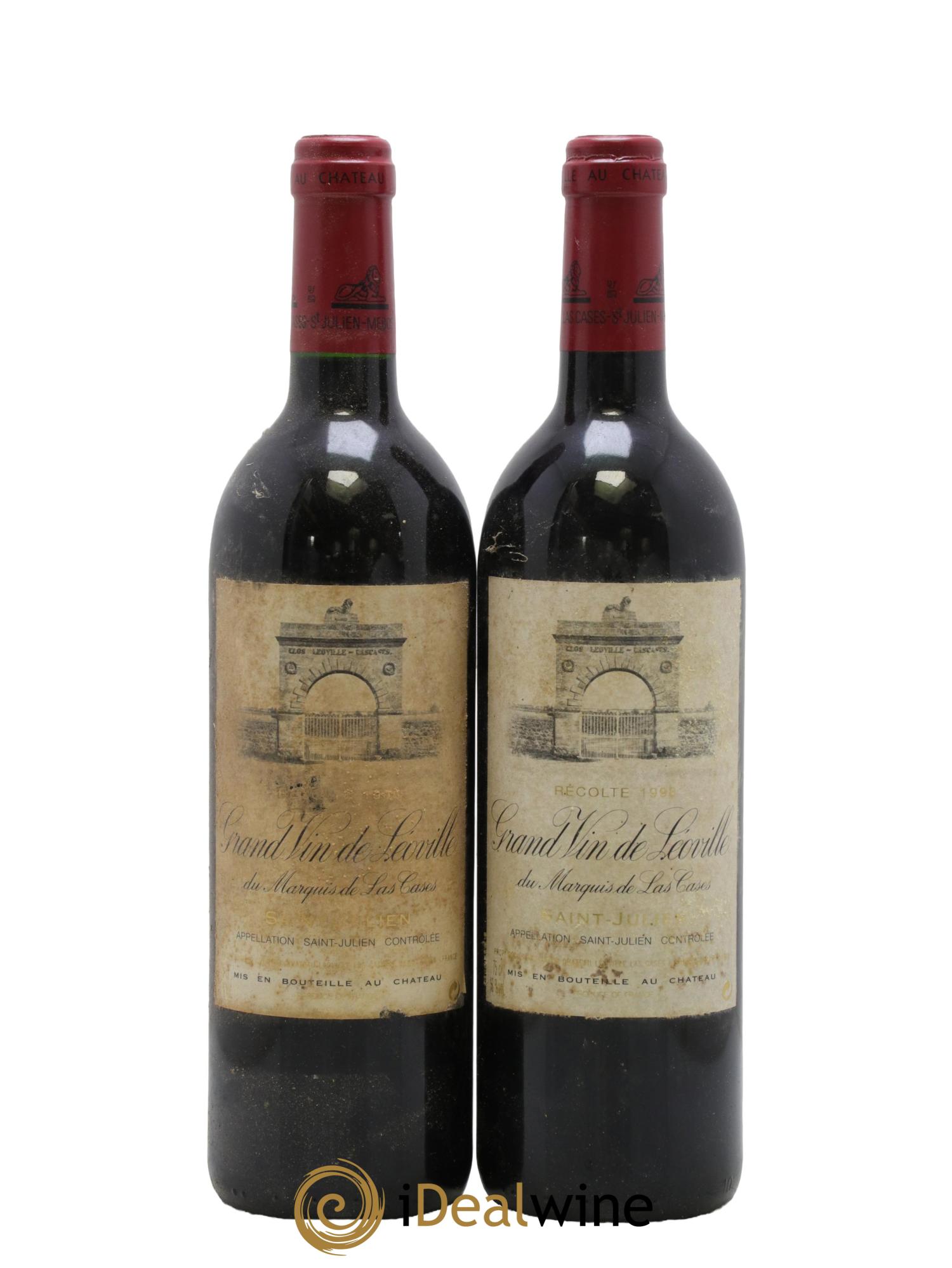 Château Léoville Las Cases 2ème Grand Cru Classé 1998 - Lotto di 2 bottiglie - 0