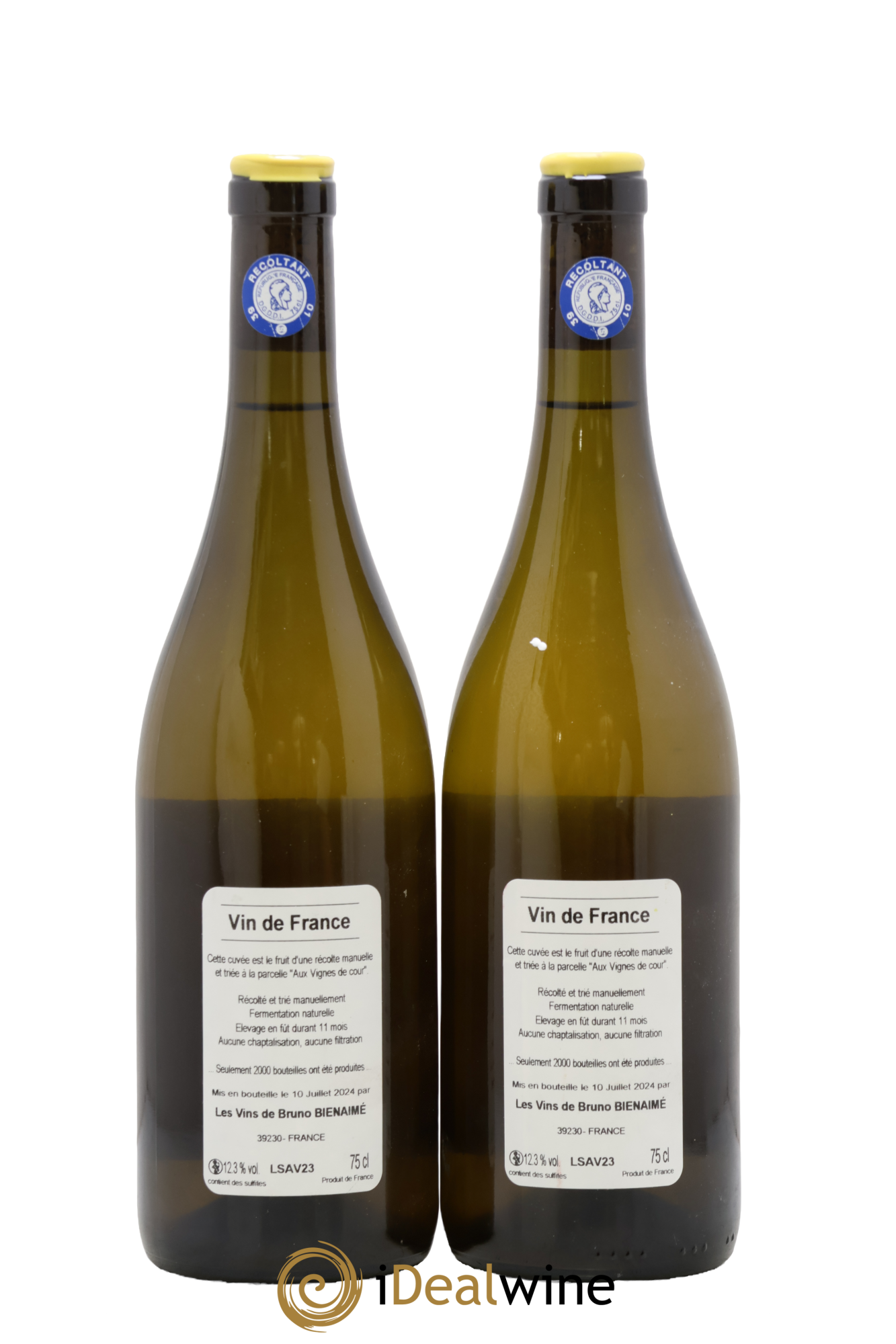 Vin de France Asangvin Bruno Bienaimé 2023 - Lot de 2 bouteilles - 1