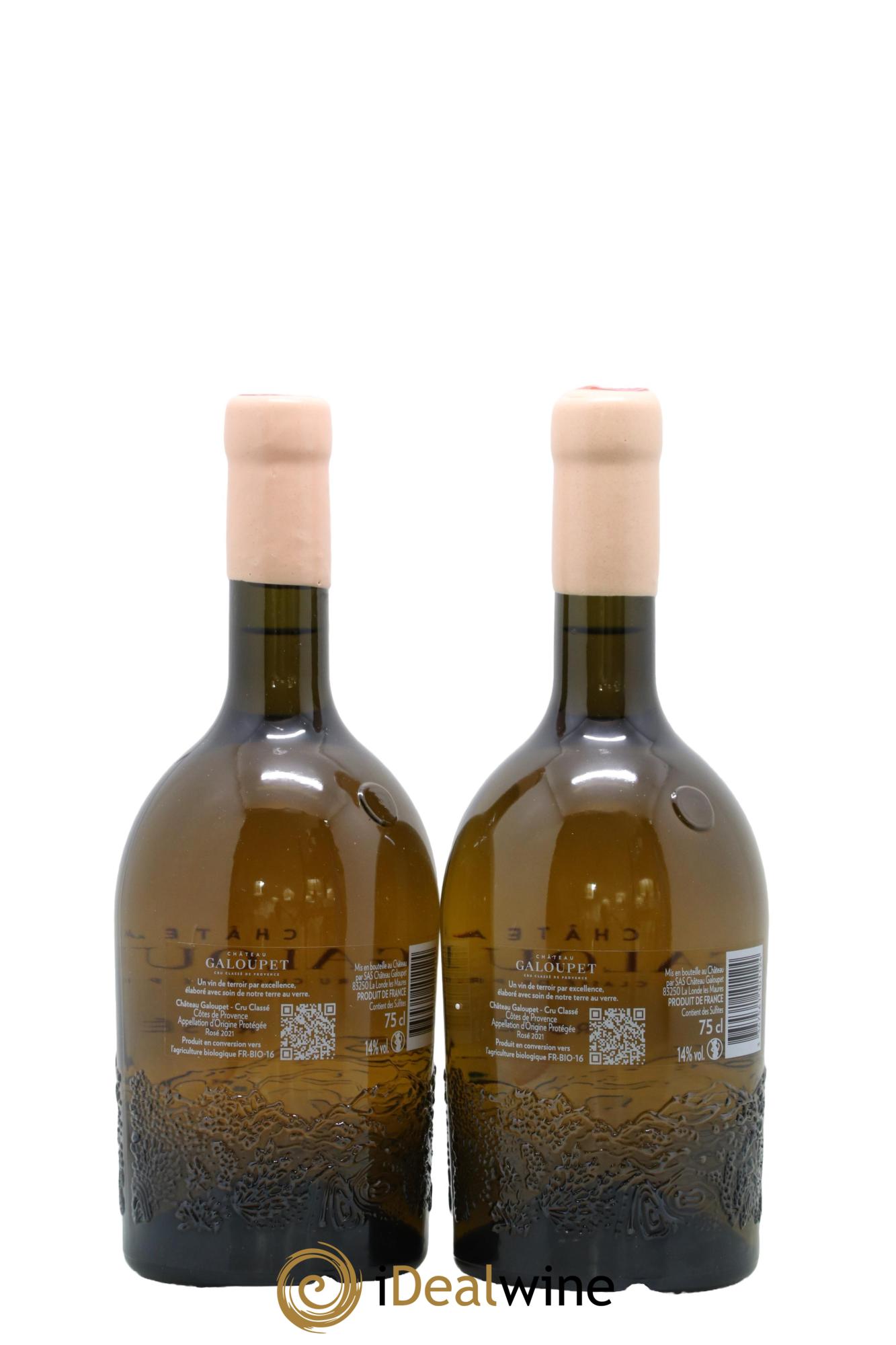 Côtes de Provence Cru Classé Château Galoupet 2021 - Lotto di 2 bottiglie - 1