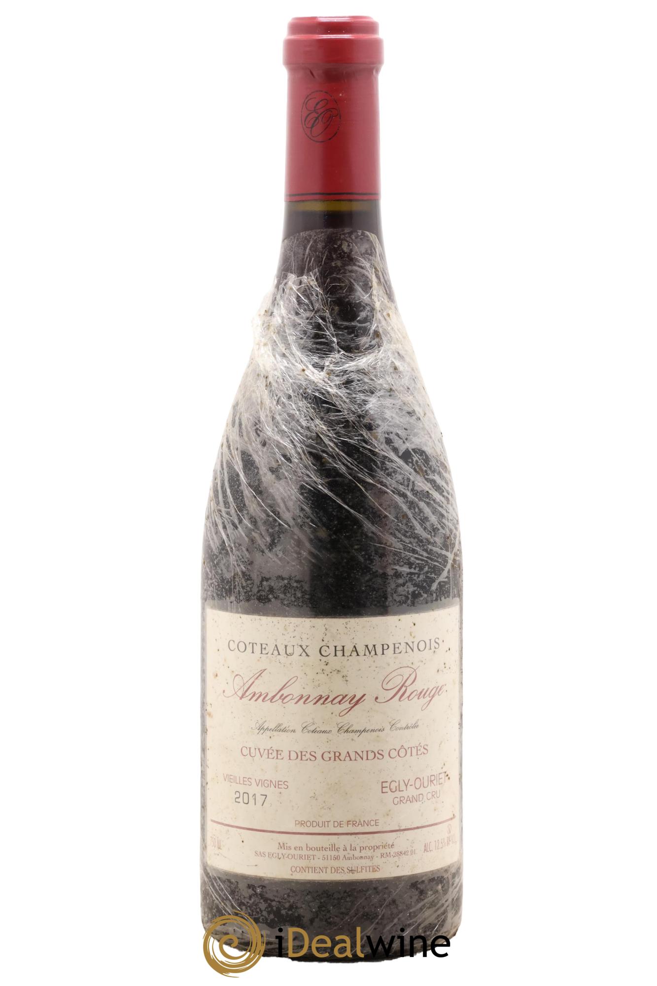 Ambonnay Cuvée des Grands Côtés VV Grand Cru Egly-Ouriet 2017 - Lot de 1 bouteille - 0