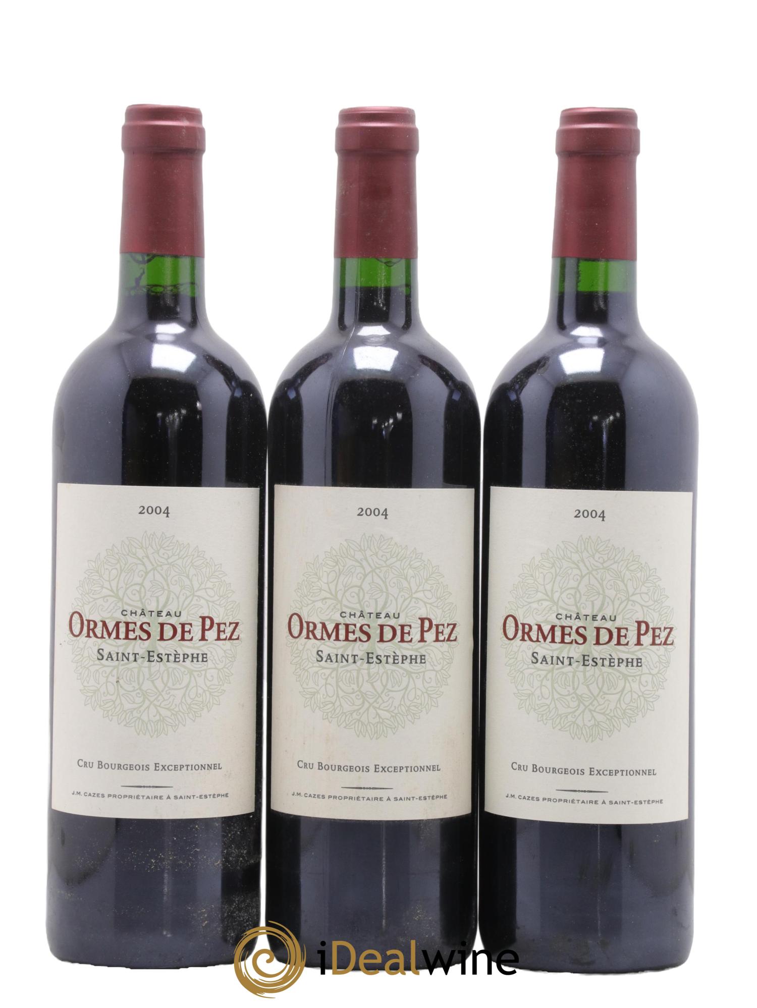 Château les Ormes de Pez 2004 - Posten von 6 Flaschen - 2