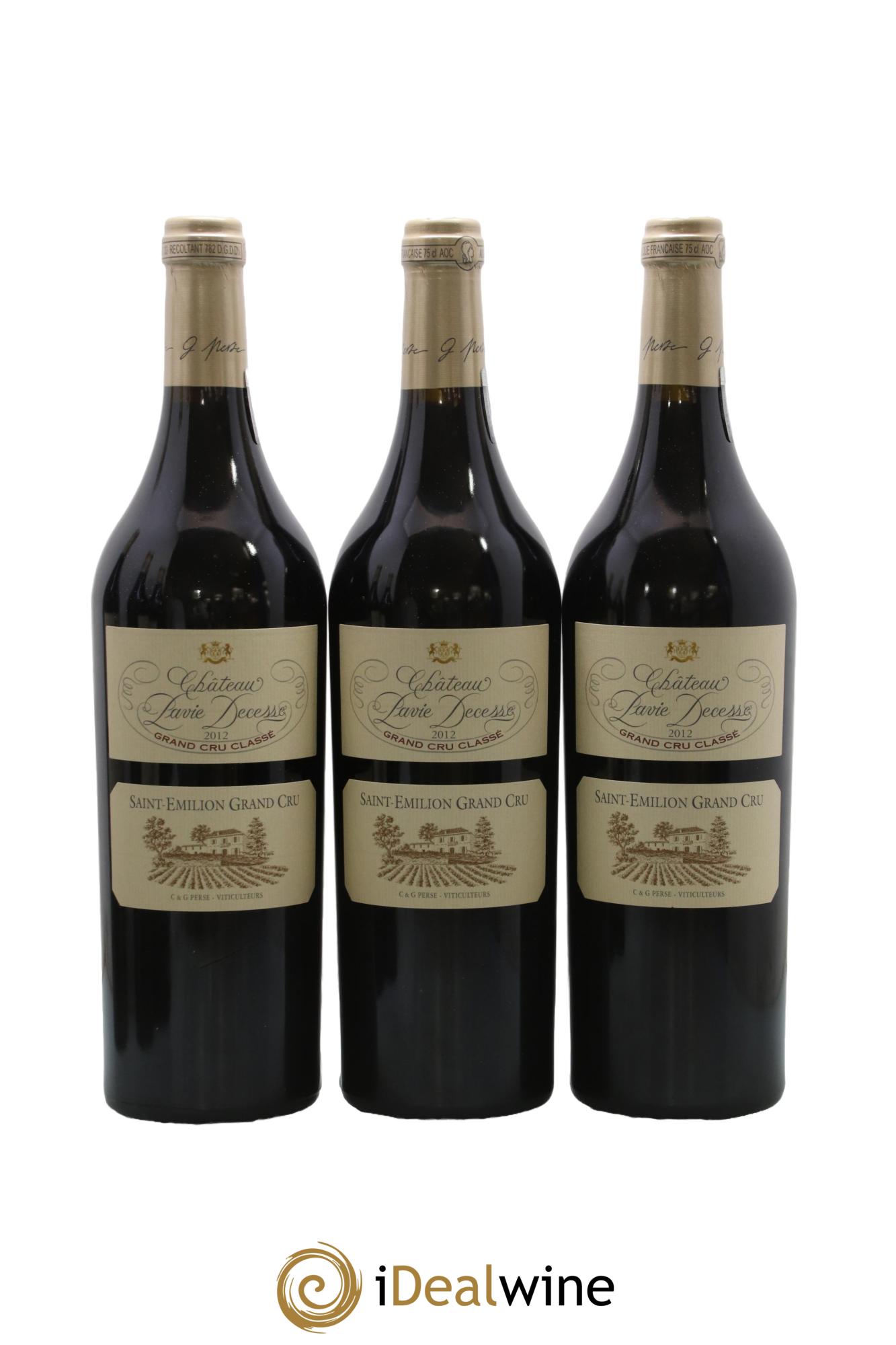 Château Pavie Decesse Grand Cru Classé  2012 - Lot of 6 bottles - 1