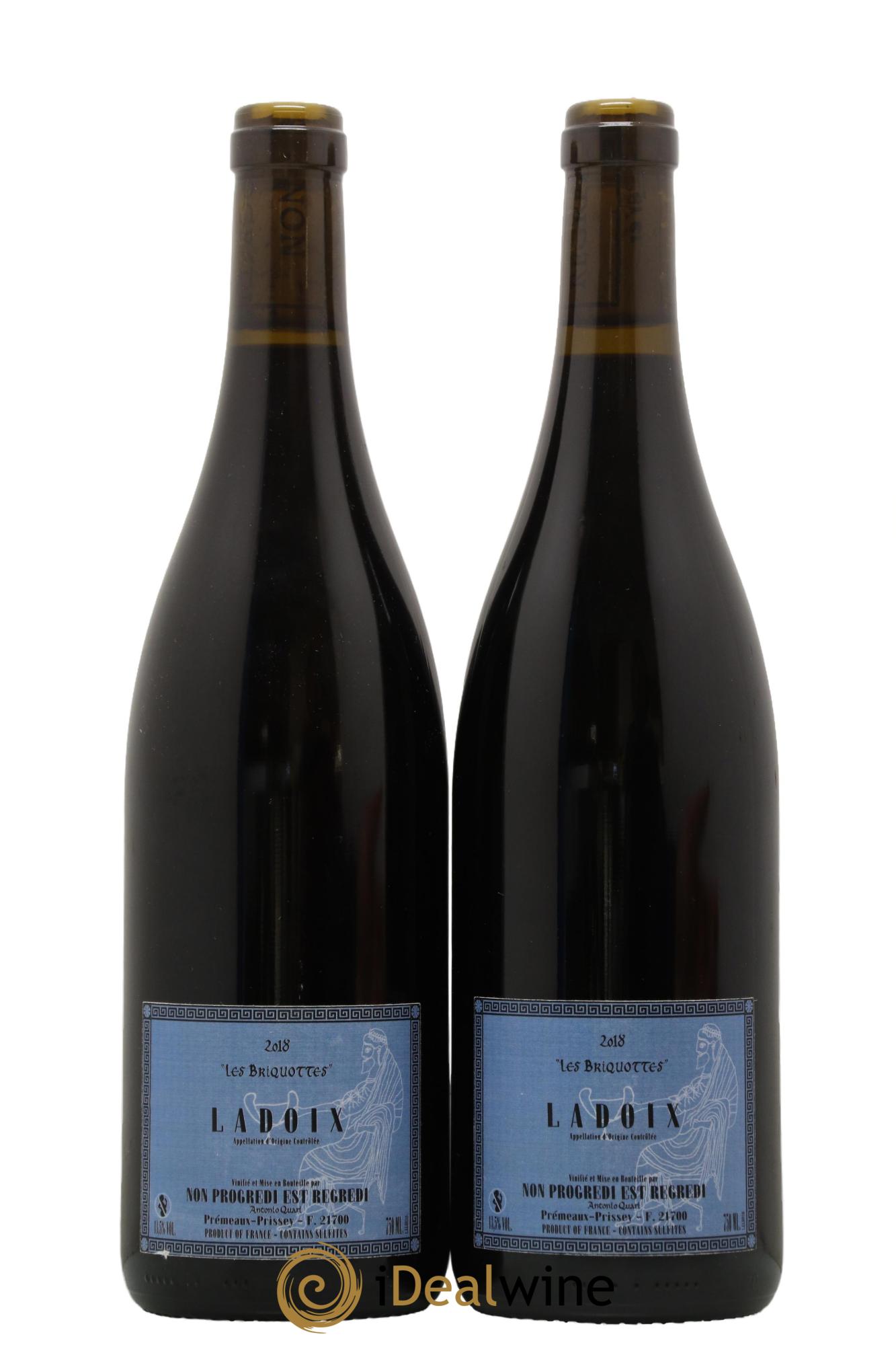Ladoix Les Briquottes Antonio Quari 2018 - Lot de 2 bouteilles - 1