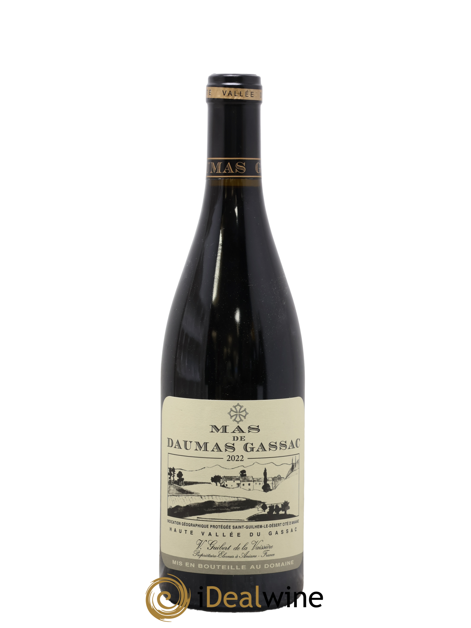 Saint-Guilhem-le-Désert - Cité d'Aniane Mas Daumas Gassac Famille Guibert de La Vaissière 2022 - Posten von 1 Flasche - 0