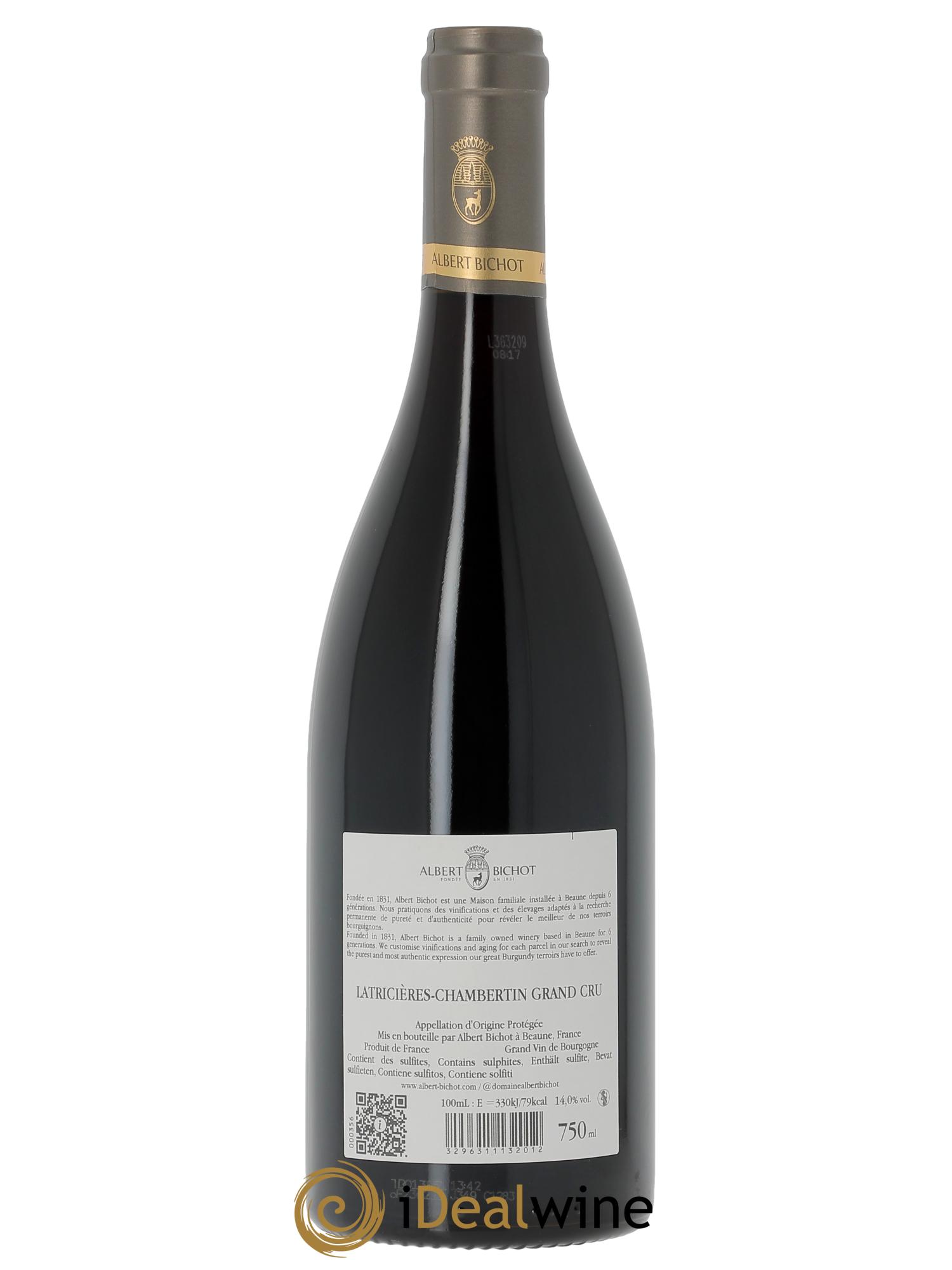 Latricières-Chambertin Grand Cru Albert Bichot  2019 - Lot of 1 bottle - 1