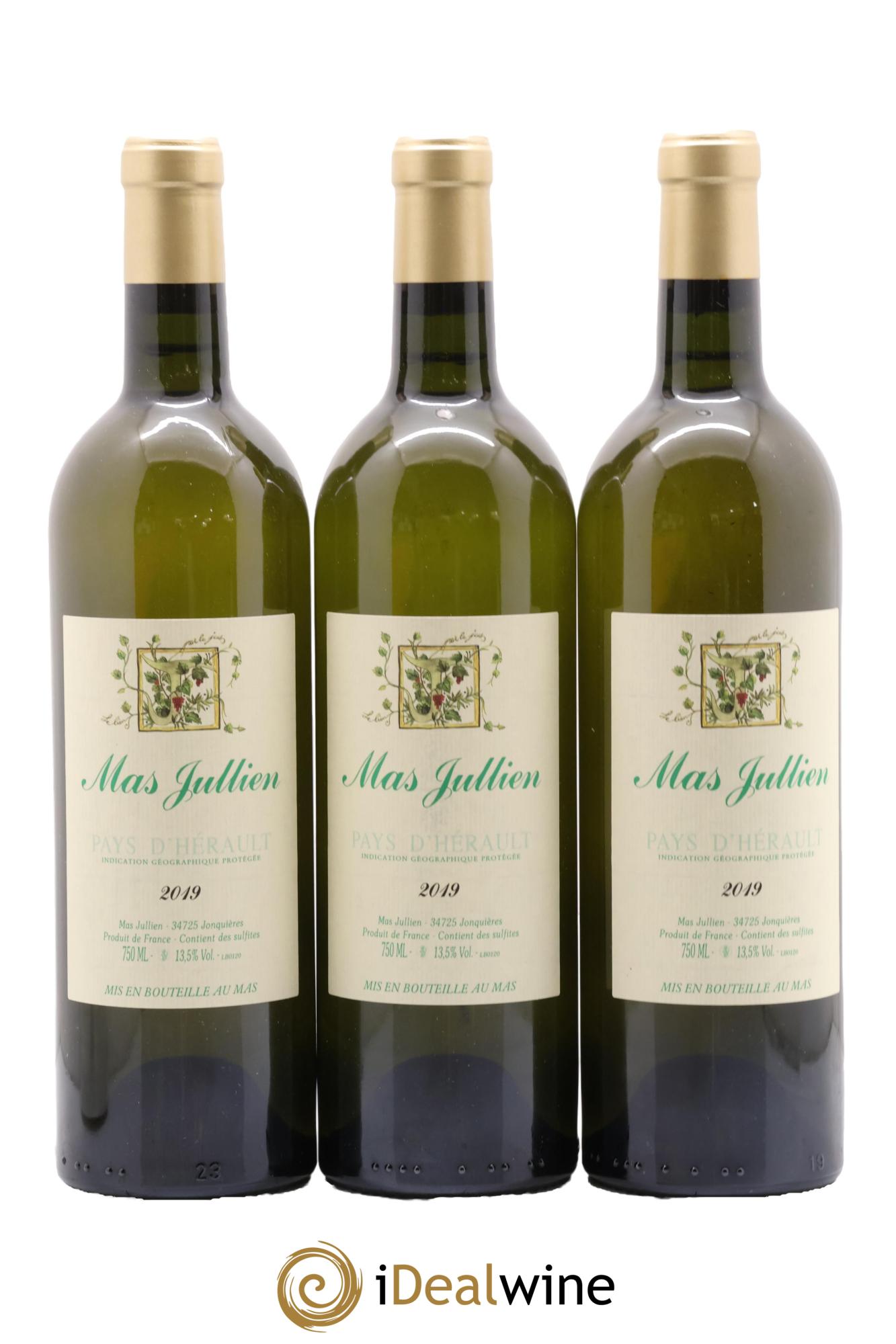 Pays d'Hérault Mas Jullien Olivier Jullien 2019 - Lotto di 3 bottiglie - 0