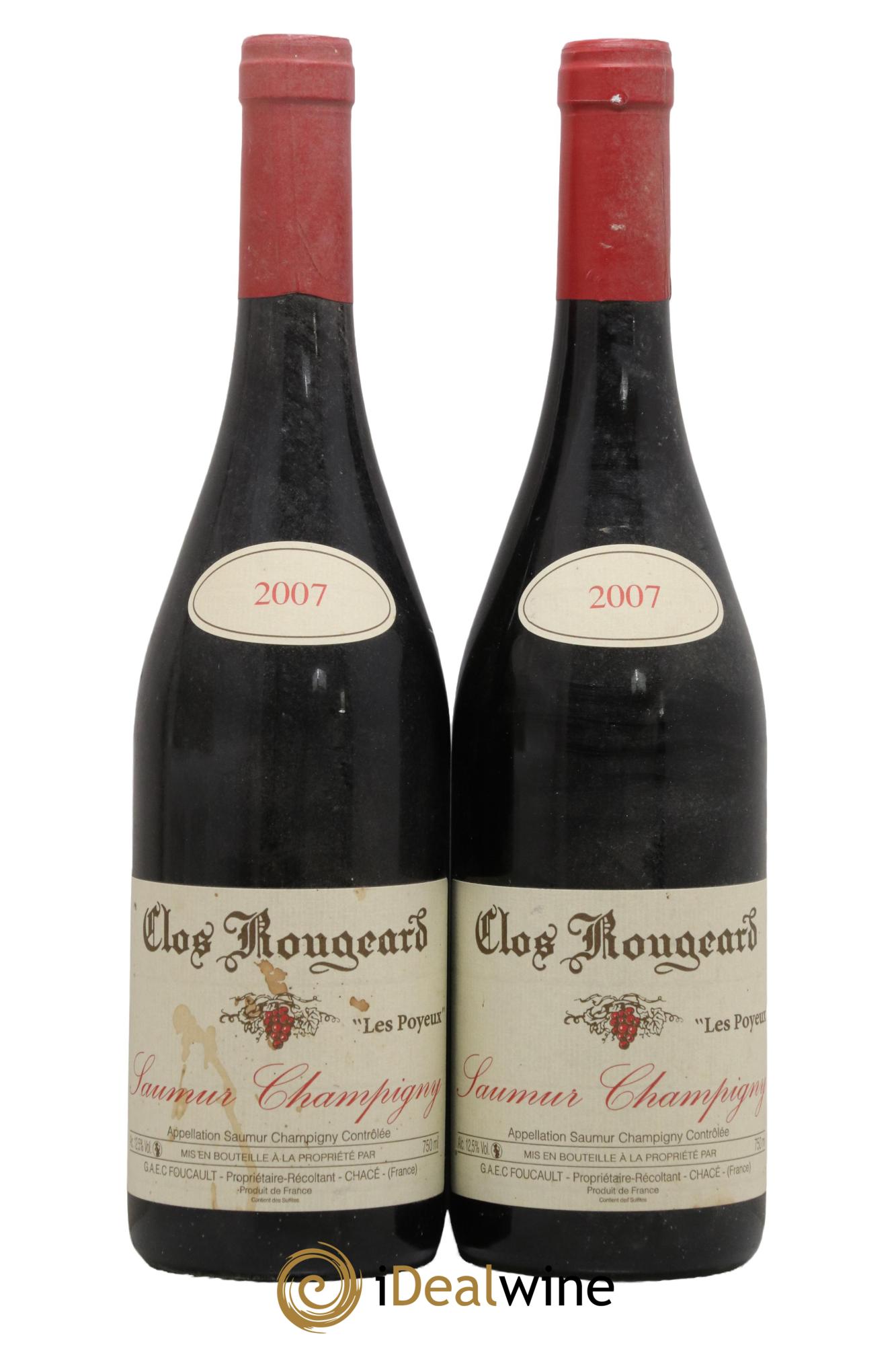 Saumur-Champigny Les Poyeux Clos Rougeard 2007 - Lotto di 2 bottiglie - 0