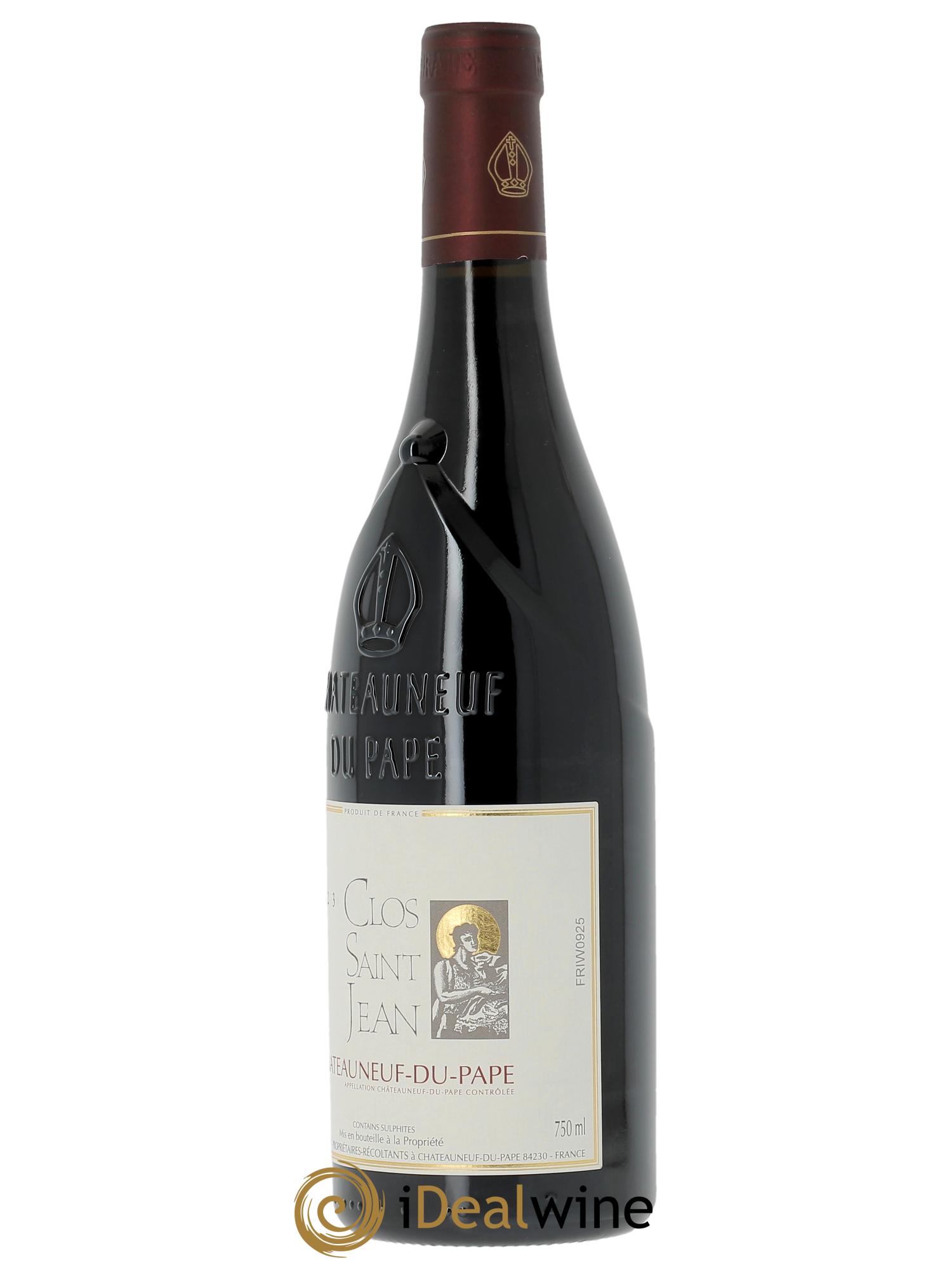 Châteauneuf-du-Pape Clos Saint-Jean Pascal et Vincent Maurel  2023 - Lot de 1 bouteille - 1