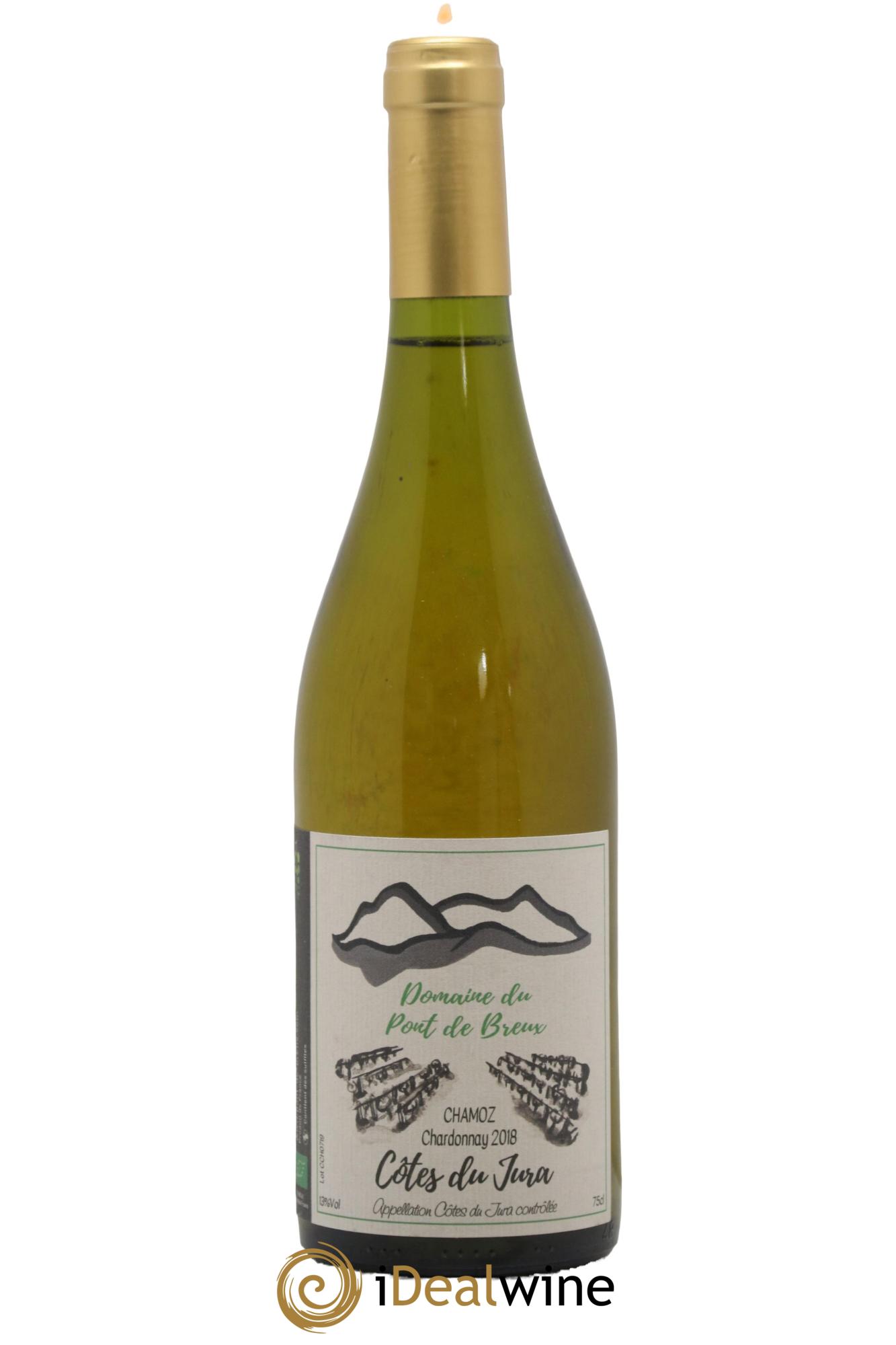 Côtes du Jura Chamoz Chardonnay Domaine du Pont-de-Breux 2018 - Lot de 1 bouteille - 0