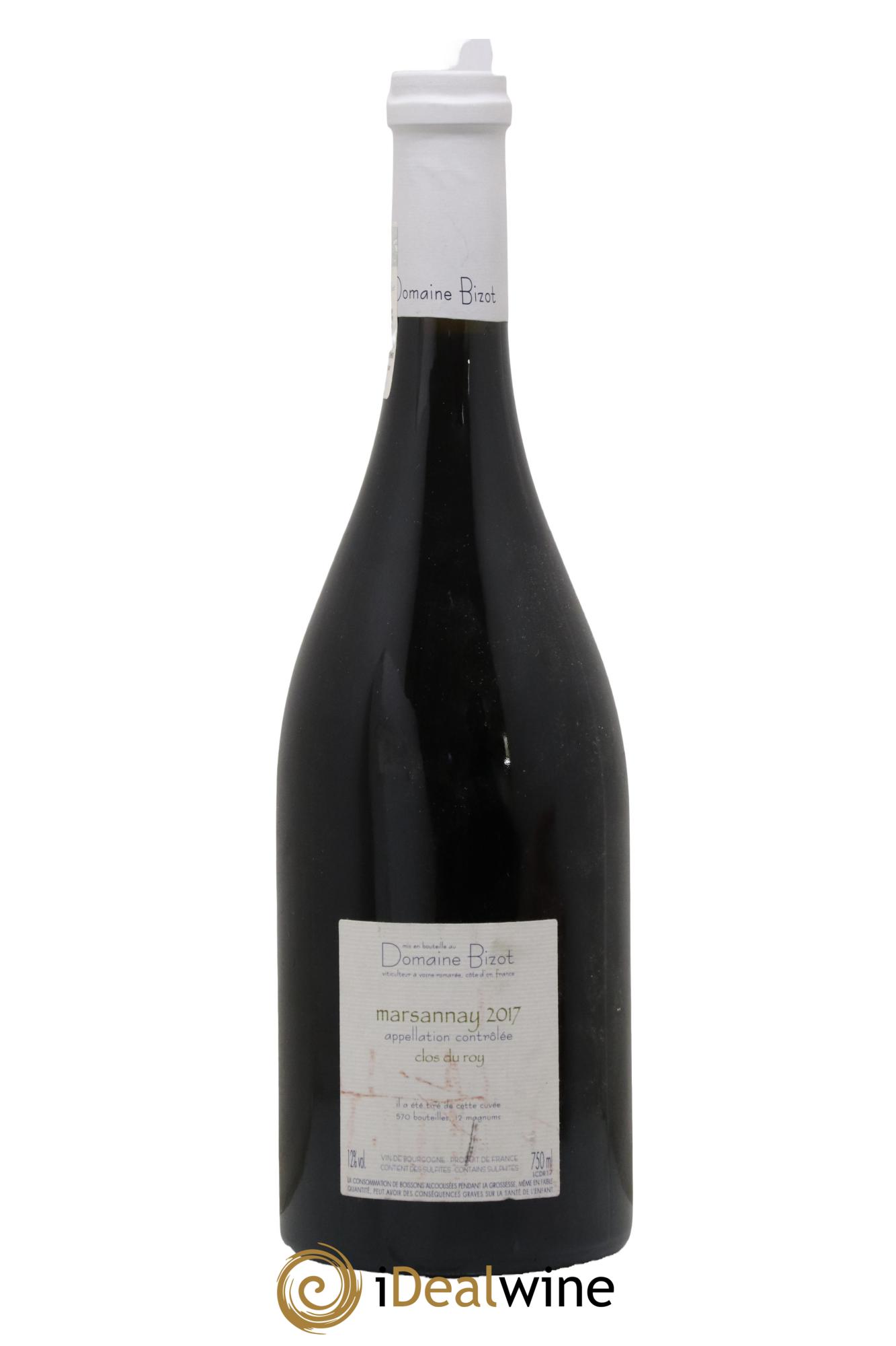 Marsannay Clos du Roy Bizot (Domaine) 2017 - Lot of 1 bottle - 1