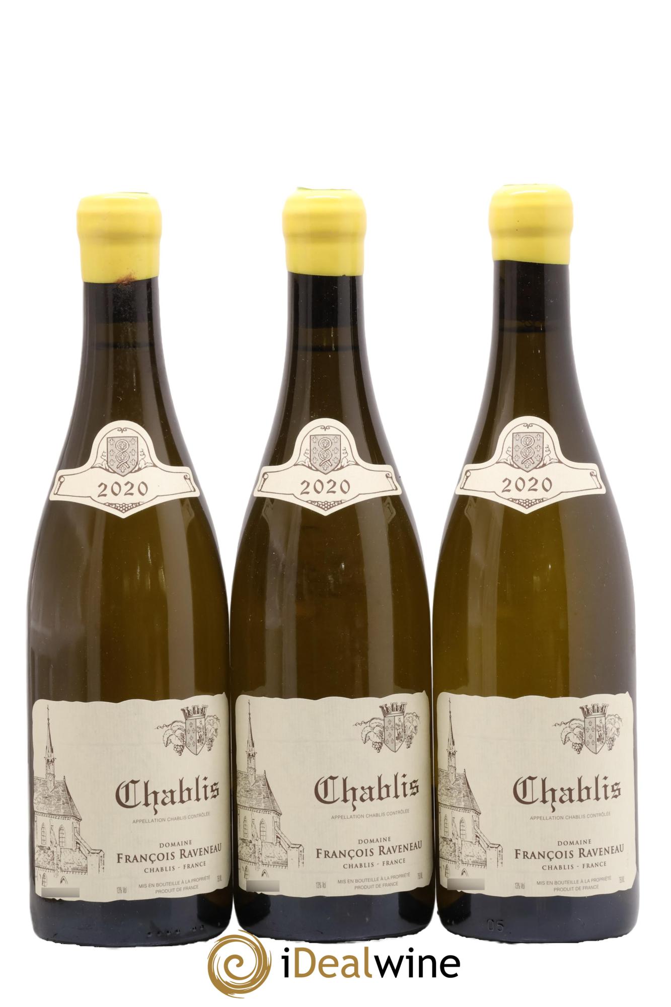 Chablis Raveneau (Domaine) 2020 - Posten von 3 Flaschen - 0