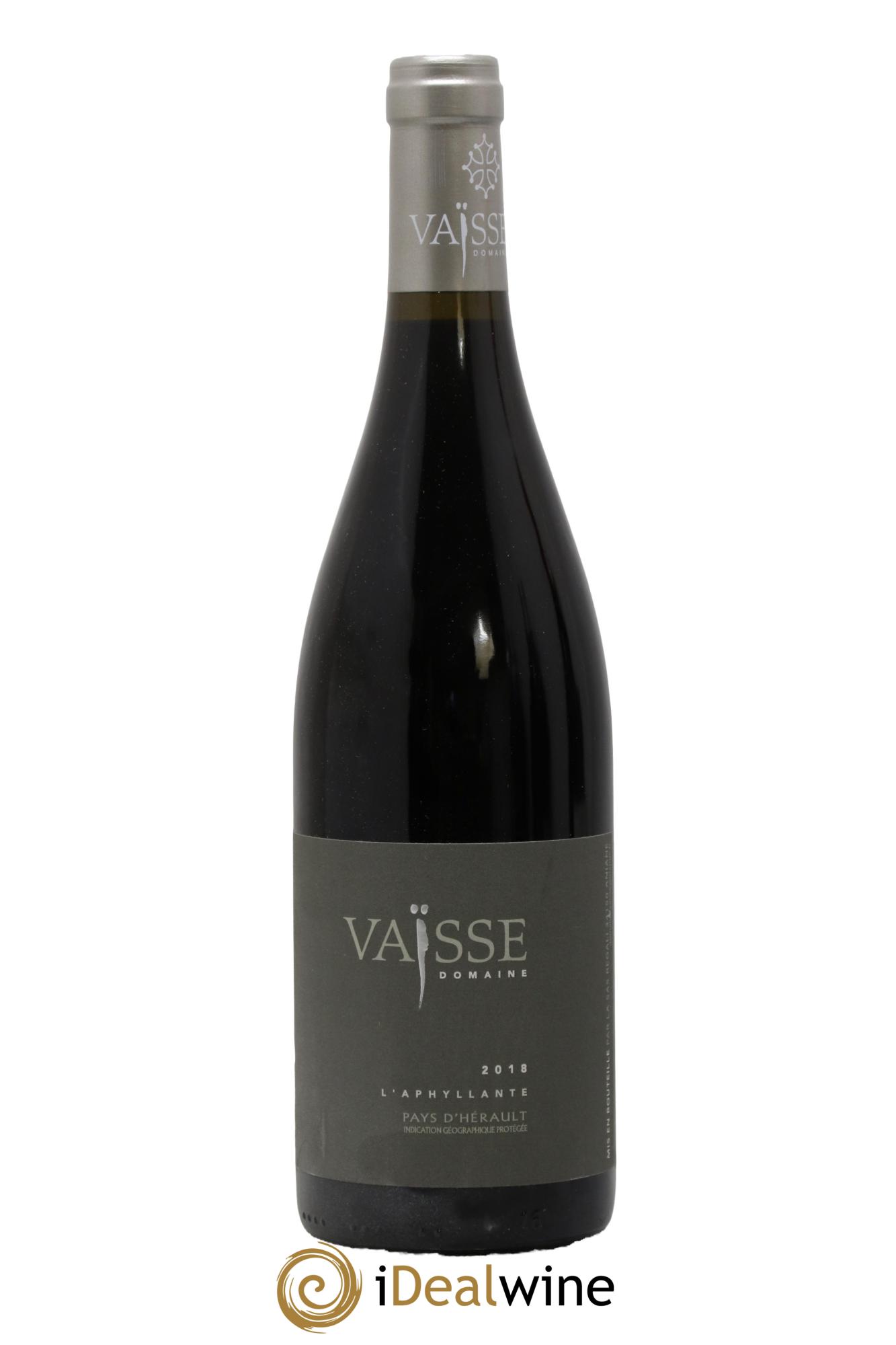 Pays d'Hérault L'Aphyllante Vaisse (Domaine) 2018 - Lot de 1 bouteille - 0