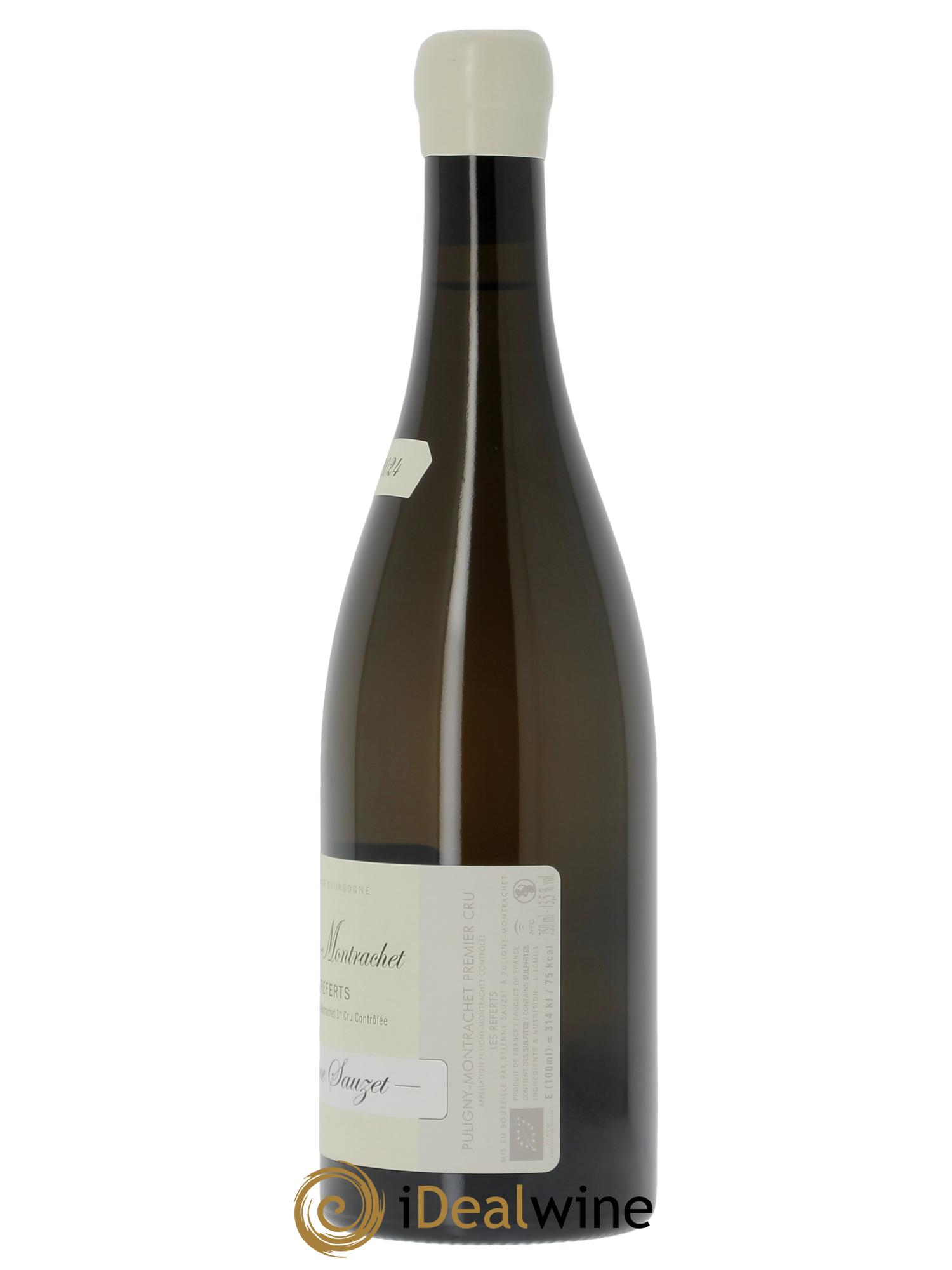 Puligny-Montrachet 1er Cru Les Referts Etienne Sauzet  2024 - Lot de 1 bouteille - 1