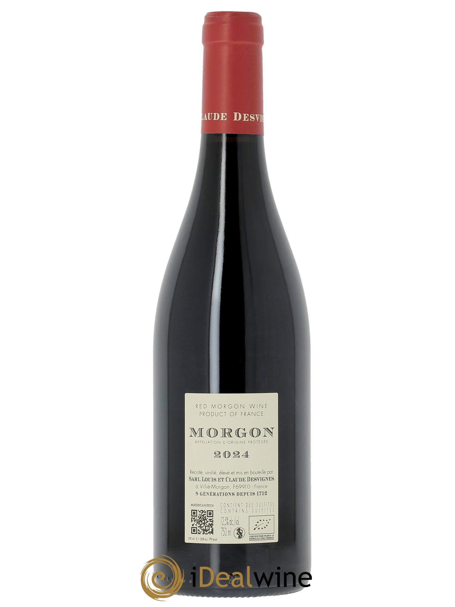 Morgon Côte du Py Louis-Claude Desvignes  2024 - Lot de 1 bouteille - 1