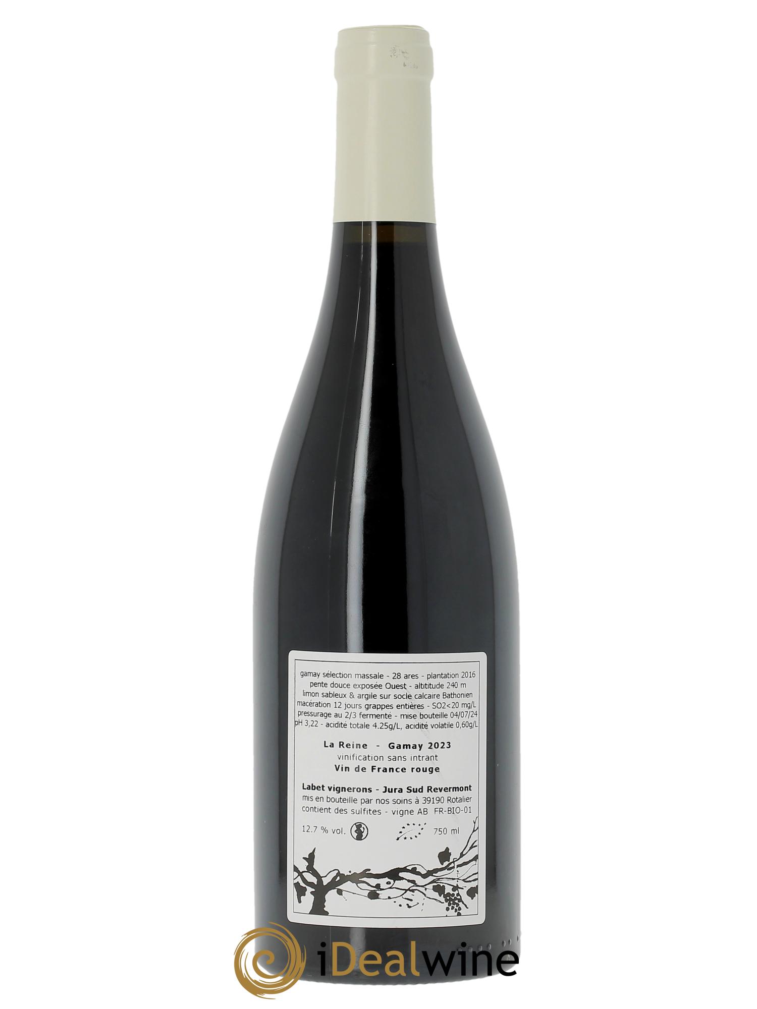 Vin de France Gamay La Reine Labet (Domaine) 2023 - Lot de 1 bouteille - 1