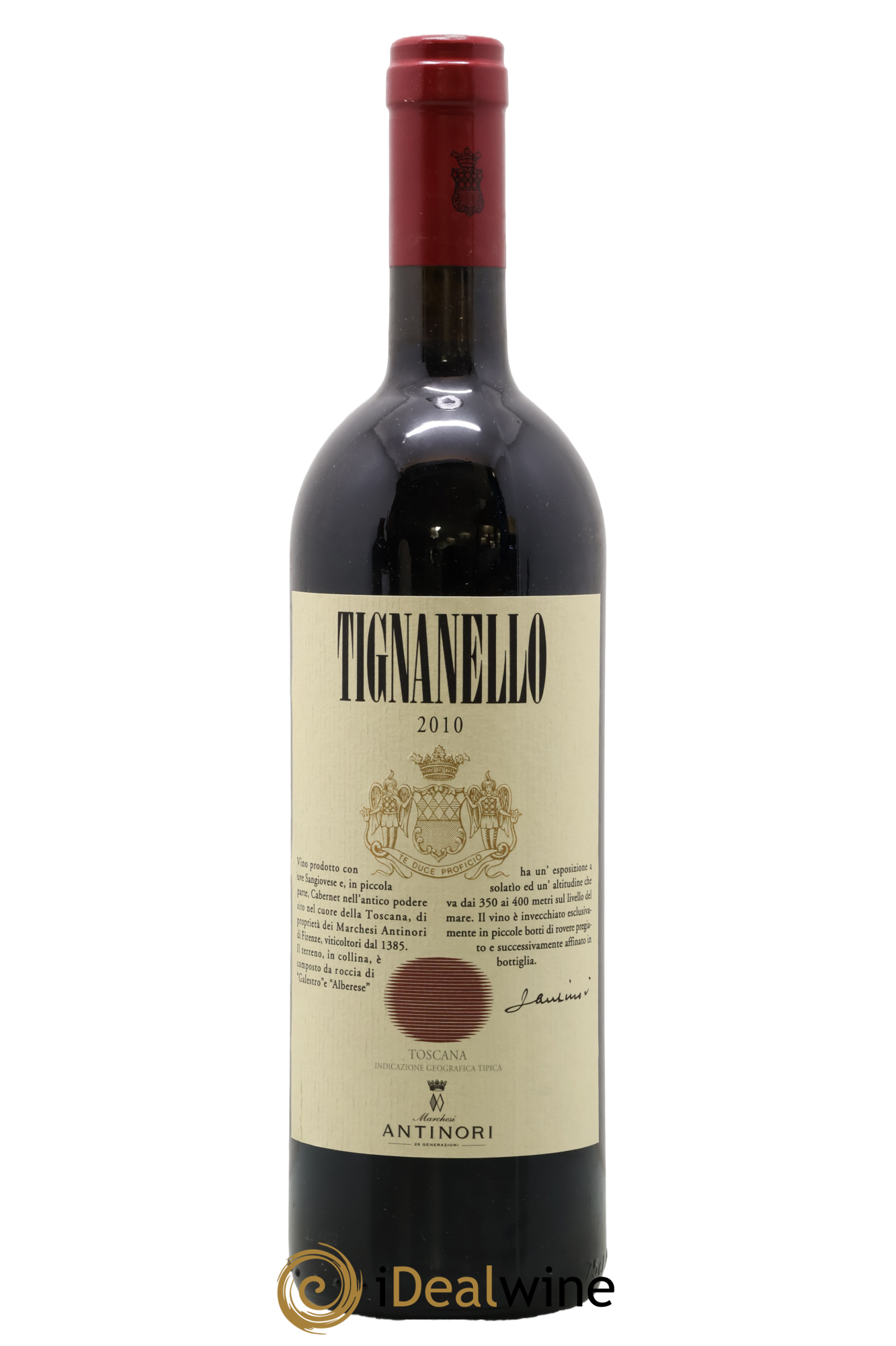Toscana IGT Tignanello Tenuta Tignanello - Marchesi Antinori 2010 - Lot de 1 bouteille - 0
